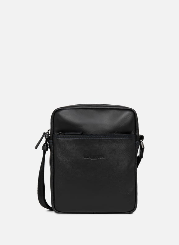 Petit sacoche - soft vintage homme Noir by LANCASTER LANCASTER Petit sacoche - soft vintage homme Noir