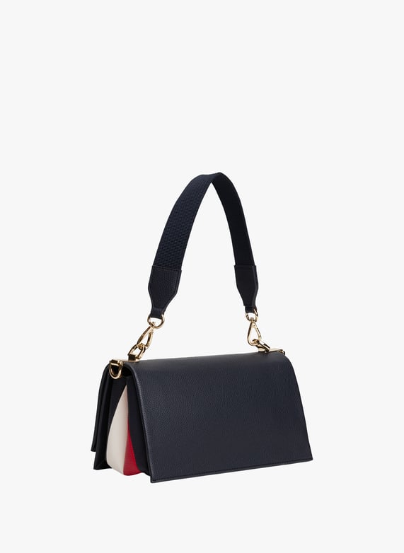 Sac bandoulière à bande emblématique | Bleu by TOMMY HILFIGER Sac bandoulière à bande emblématique Bleu