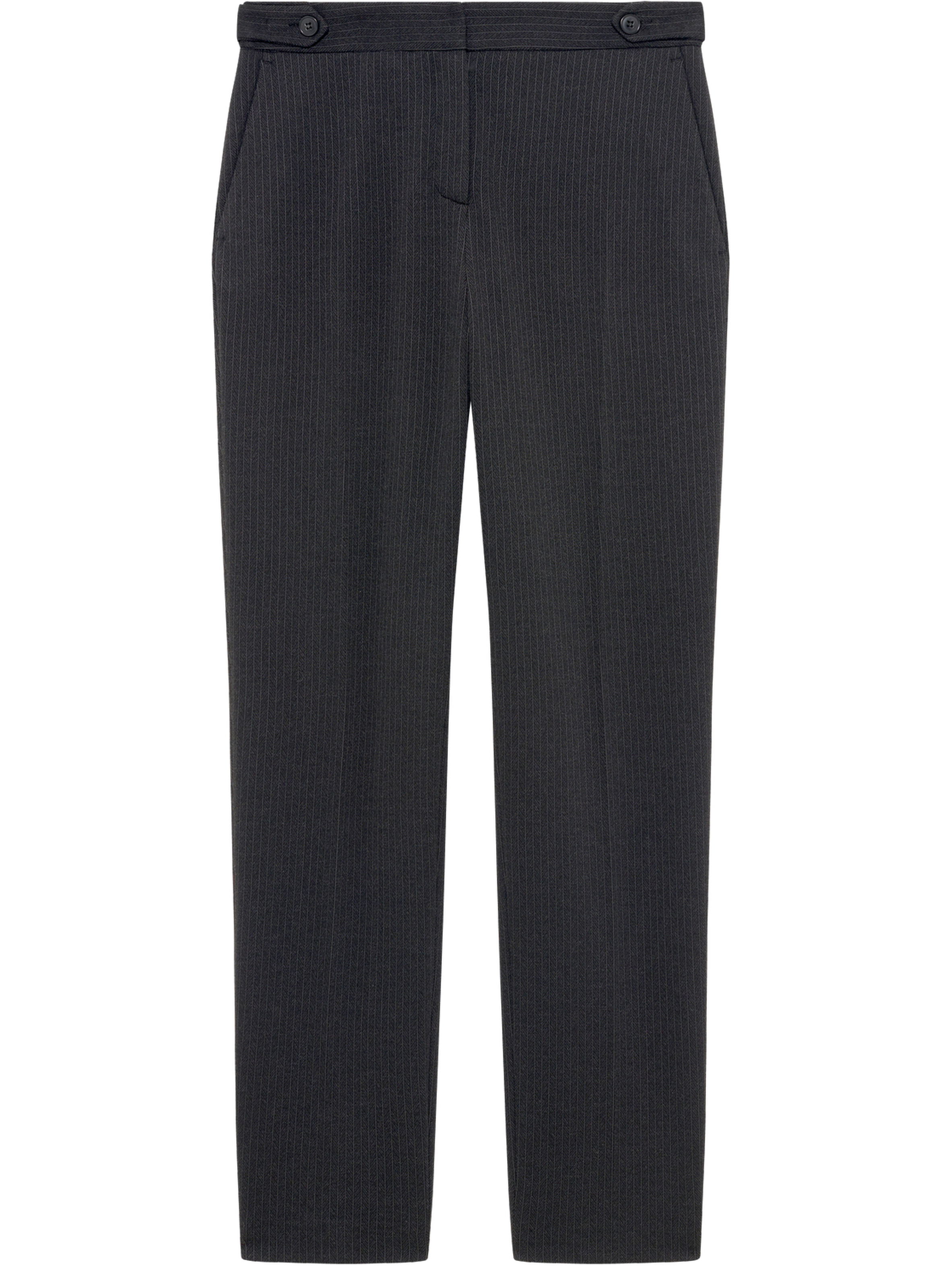 Pantalon slim à fines rayures - caprice PABLO Gris