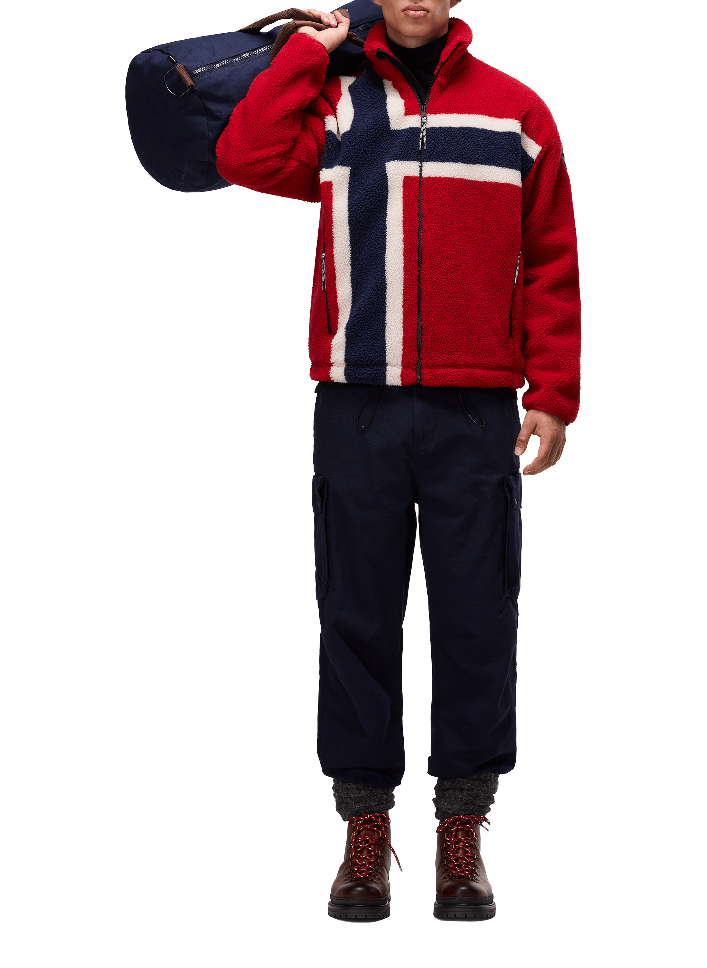 Fleece zip-up sweatshirt NAPAPIJRI Multicolour