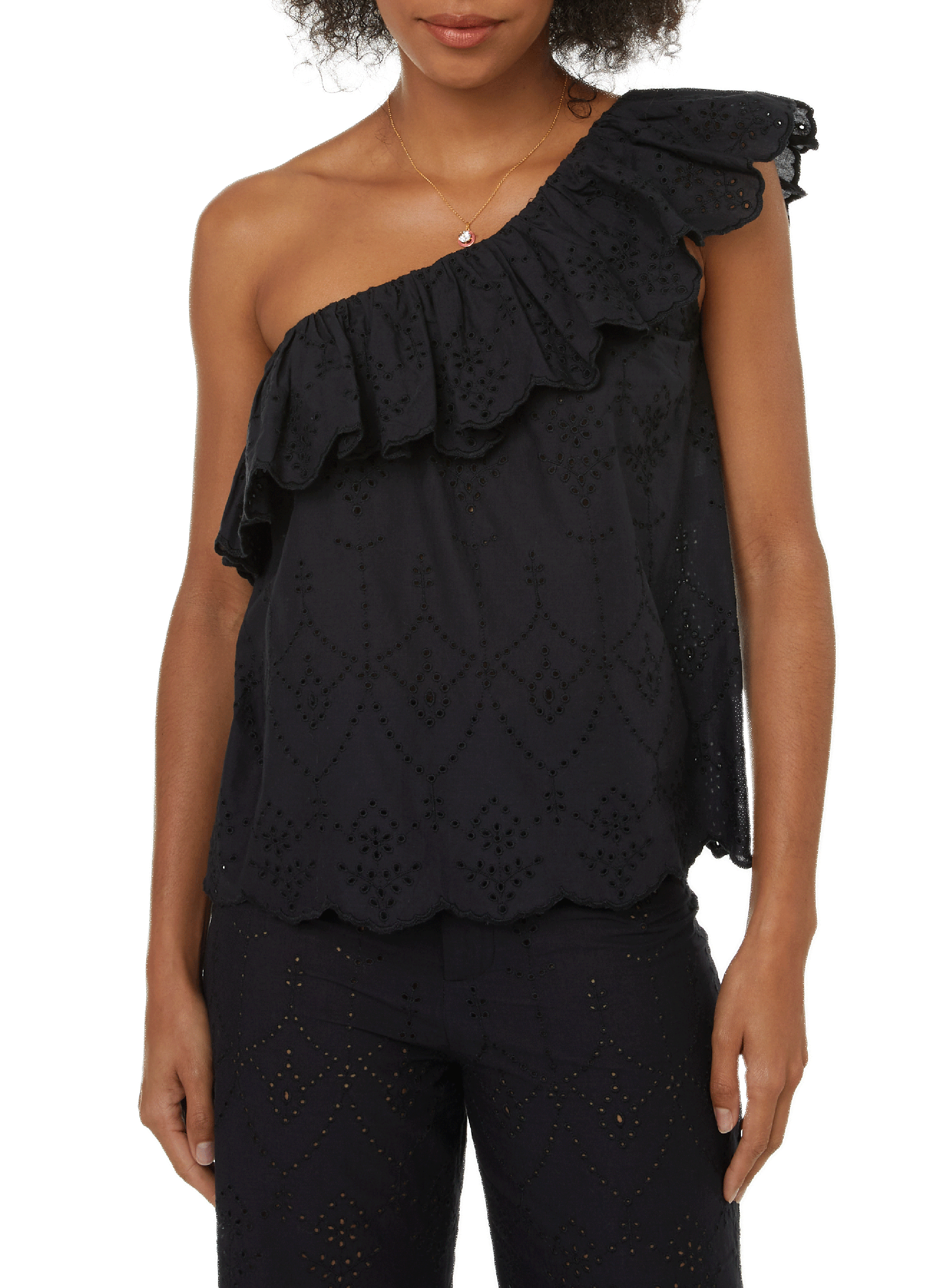 ROSEANNA Romance Felicita top Black