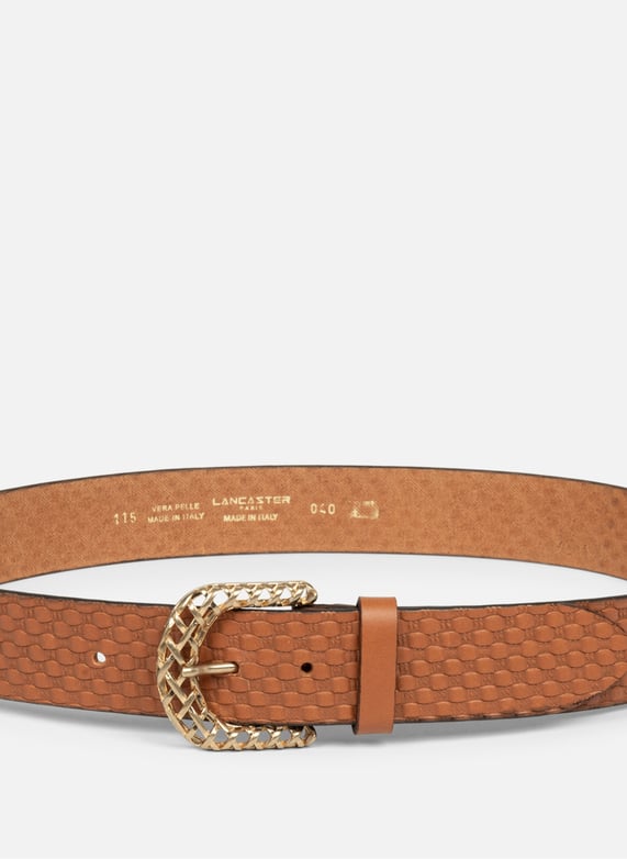 Ceinture - ceinture cuir végétal femme | Marron by LANCASTER Ceinture - ceinture cuir végétal femme Marron