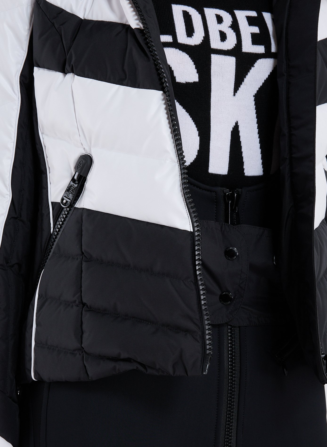 Veste matelassée à col montant GOLDBERGH Noir