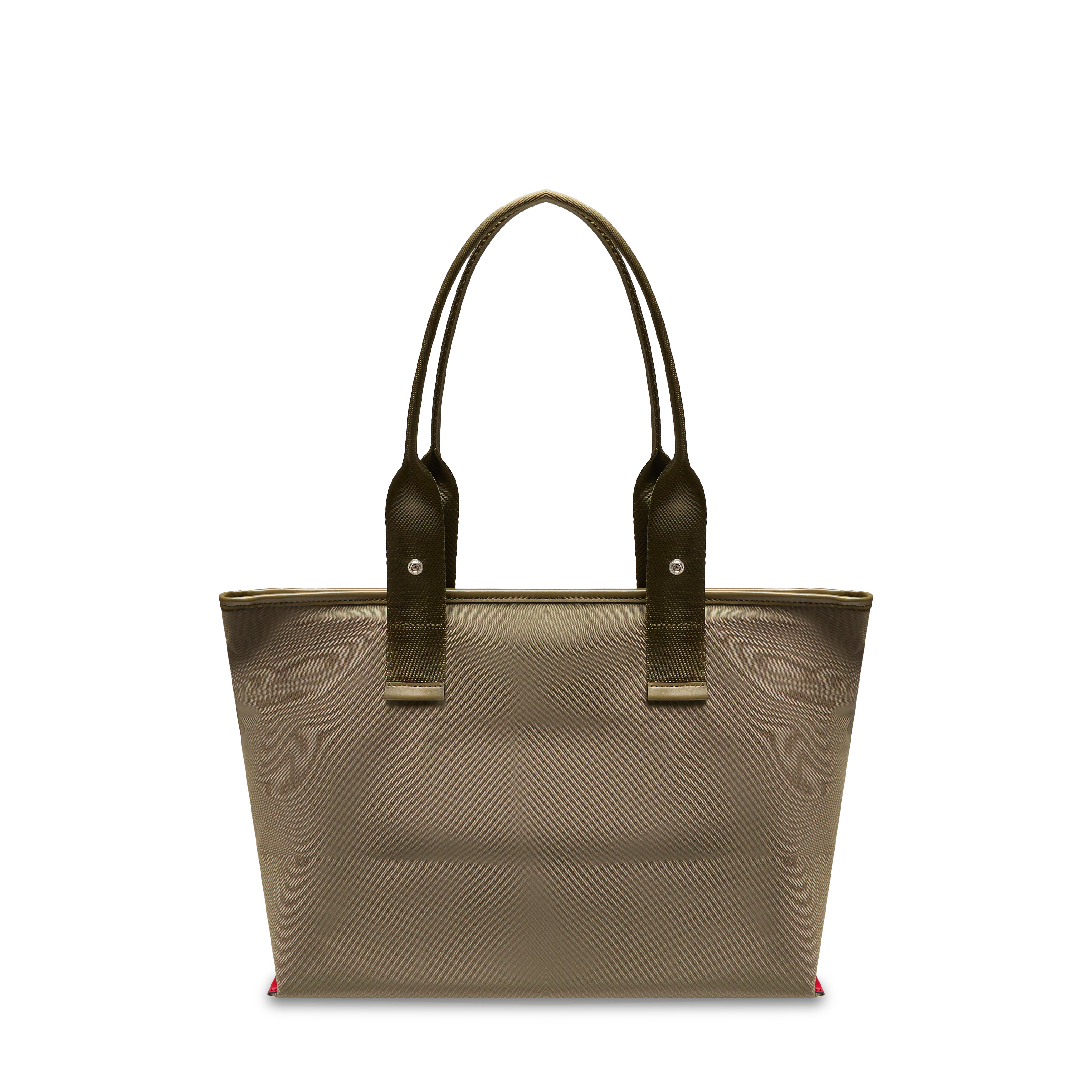 Sac cabas zippé m mistral rollable de lancel en nylon LANCEL Vert