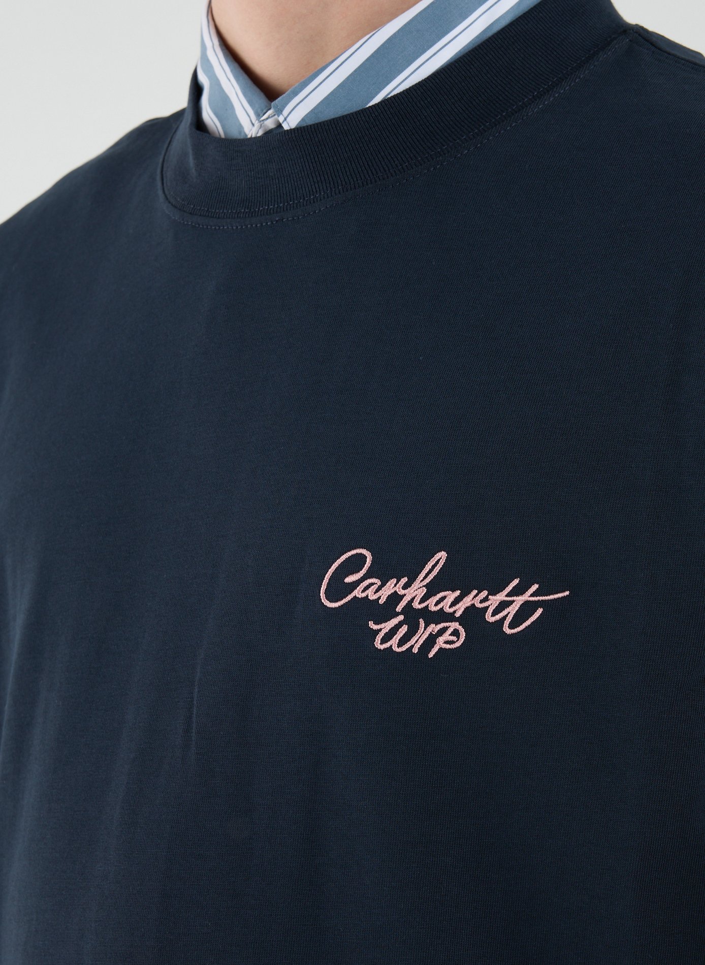 Loose cotton T-shirt CARHARTT WIP Blue