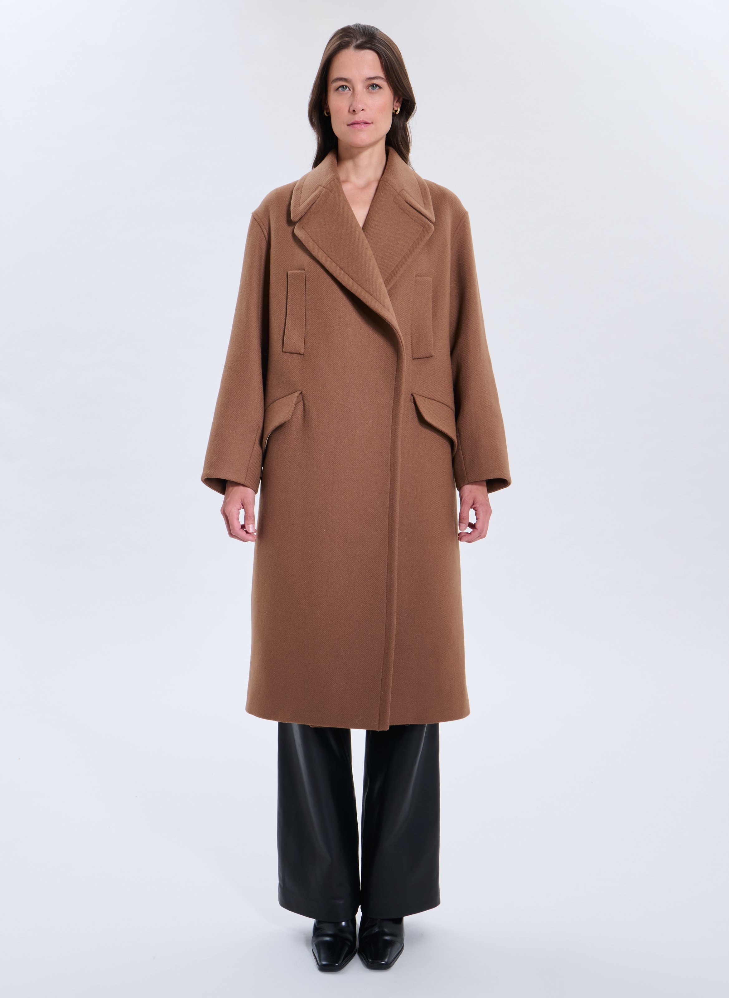 Manteau  mina ZAPA Marron