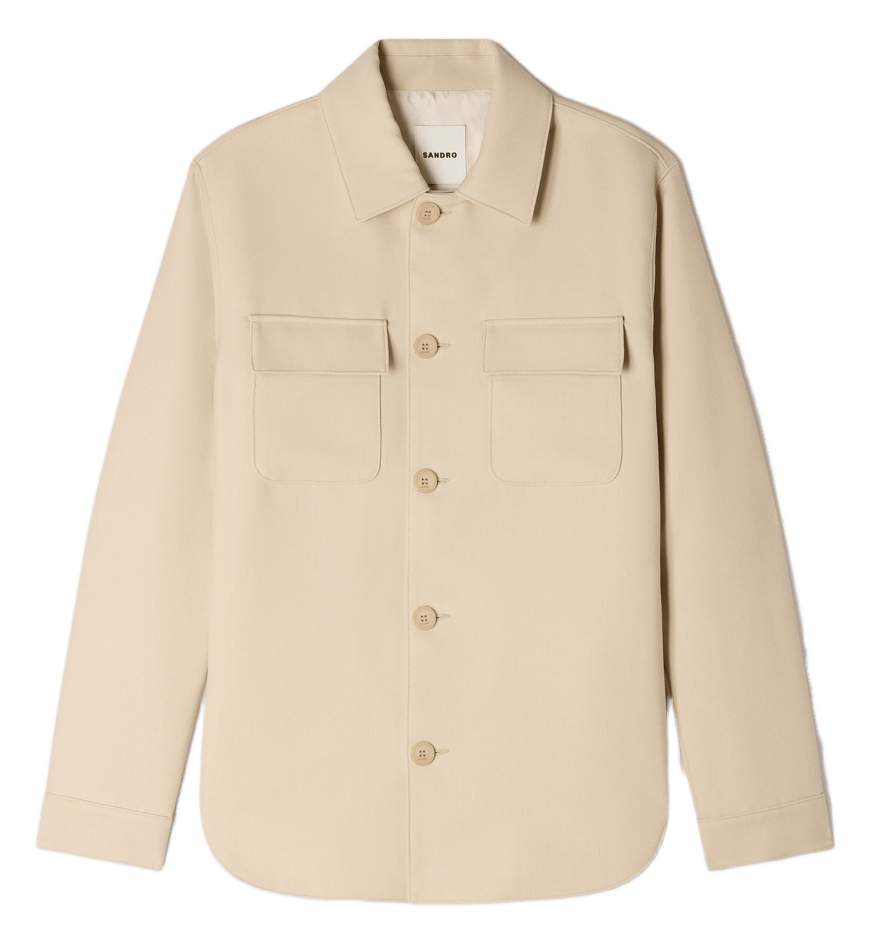 Surchemise col classique SANDRO Beige