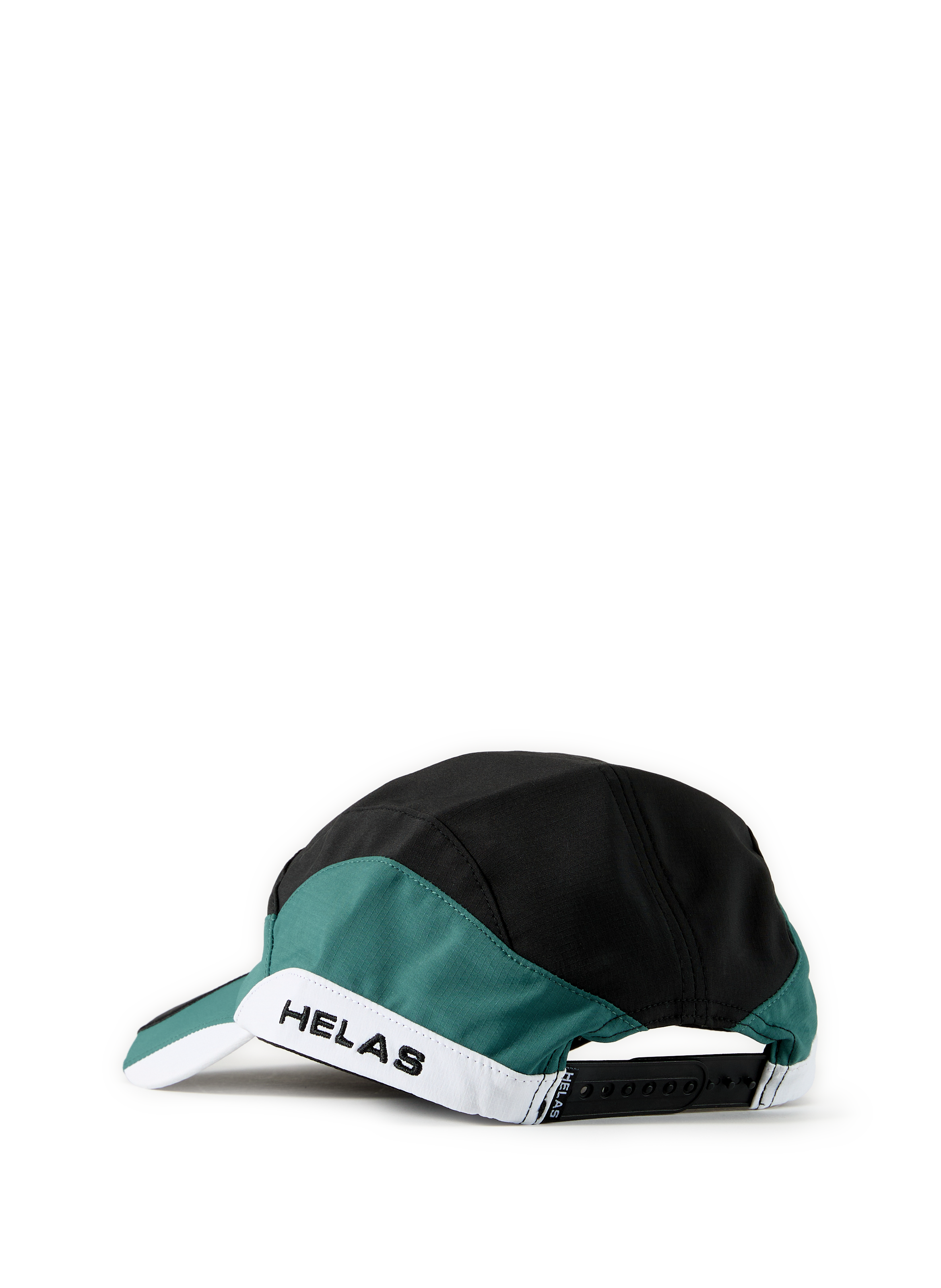 Bi-material baseball cap HELAS CAPS Black