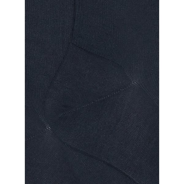 Dore Dore Chaussettes Jambe Sensible Sans Bord Élastique En Coton Mélangé In Black