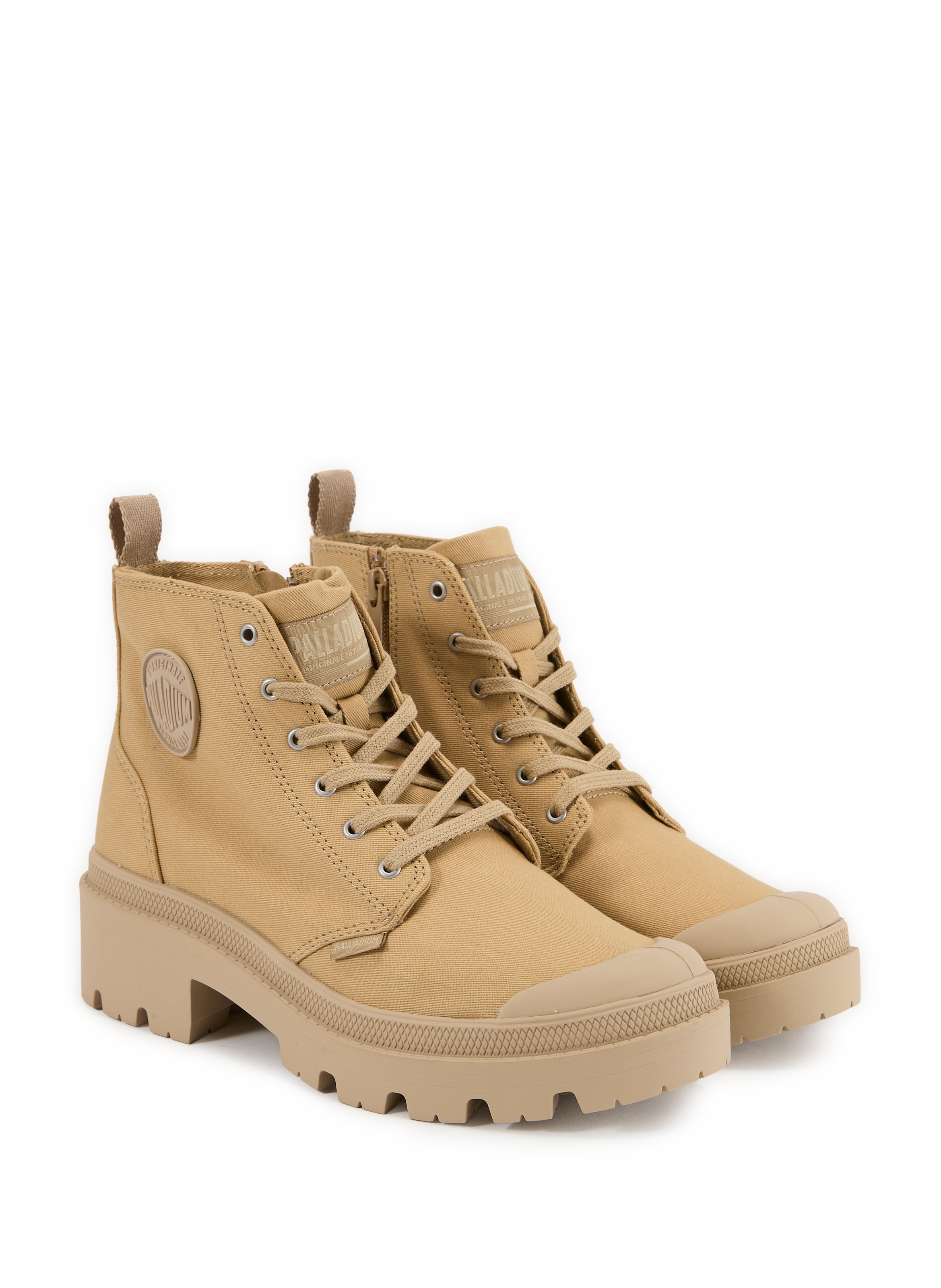 Solid leather boots PALLADIUM Brown