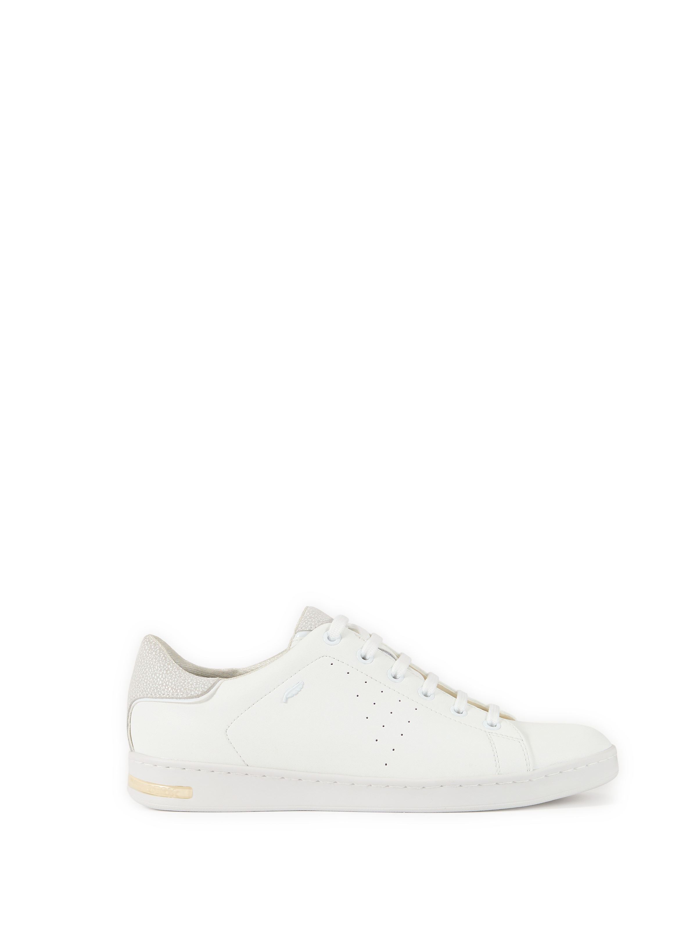 Baskets en cuir mélangé GEOX Blanc