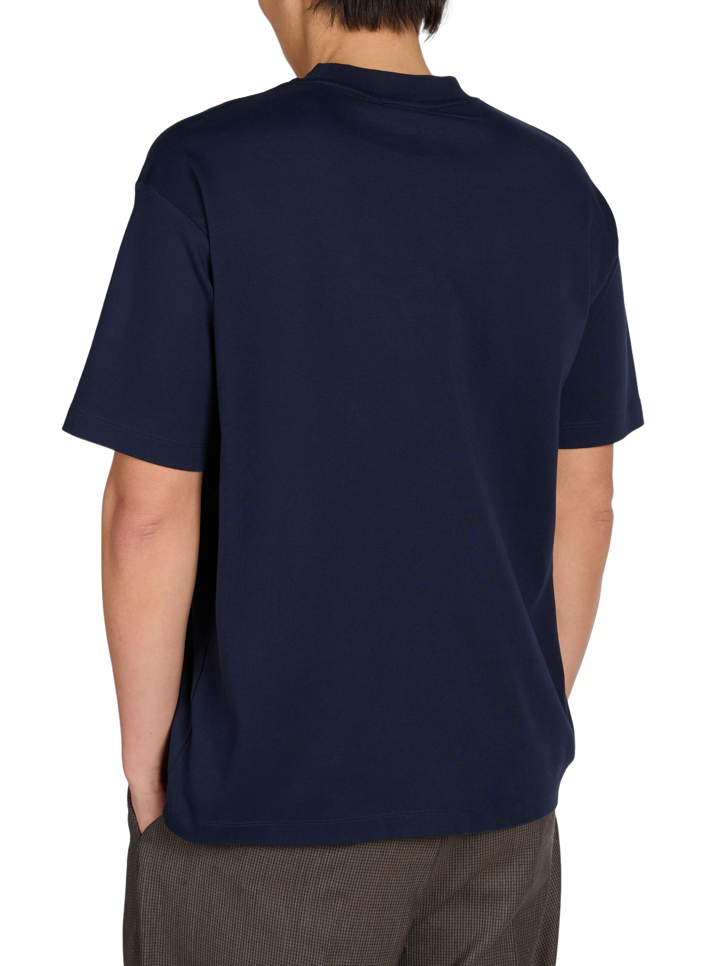 T-shirt imprimé à col rond en coton DROLE DE MONSIEUR Bleu