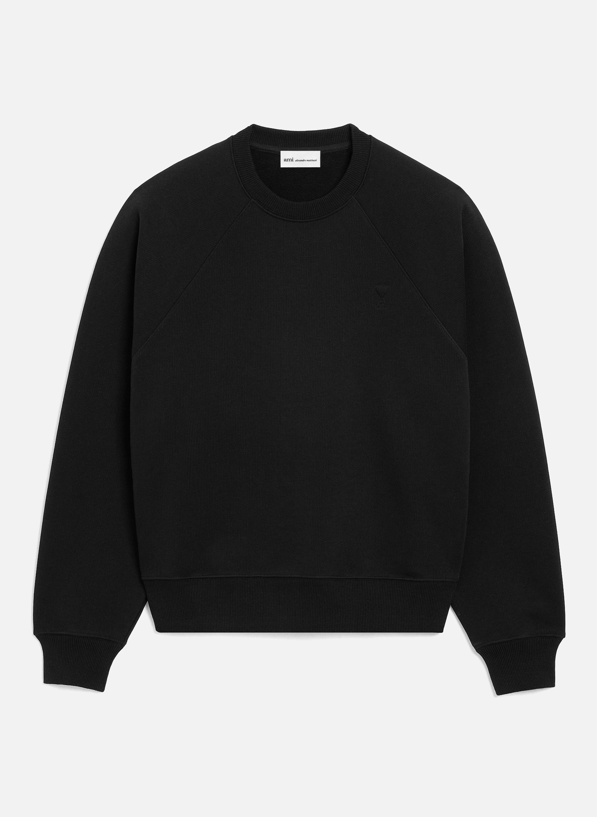 Sweatshirt Ami De Coeur En Coton unisexe AMI PARIS Noir