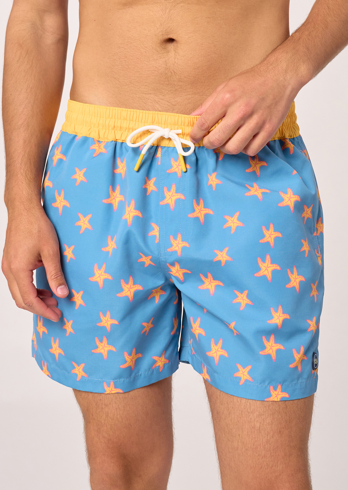 Short de bain en polyester recyclé BILLYBELT Bleu