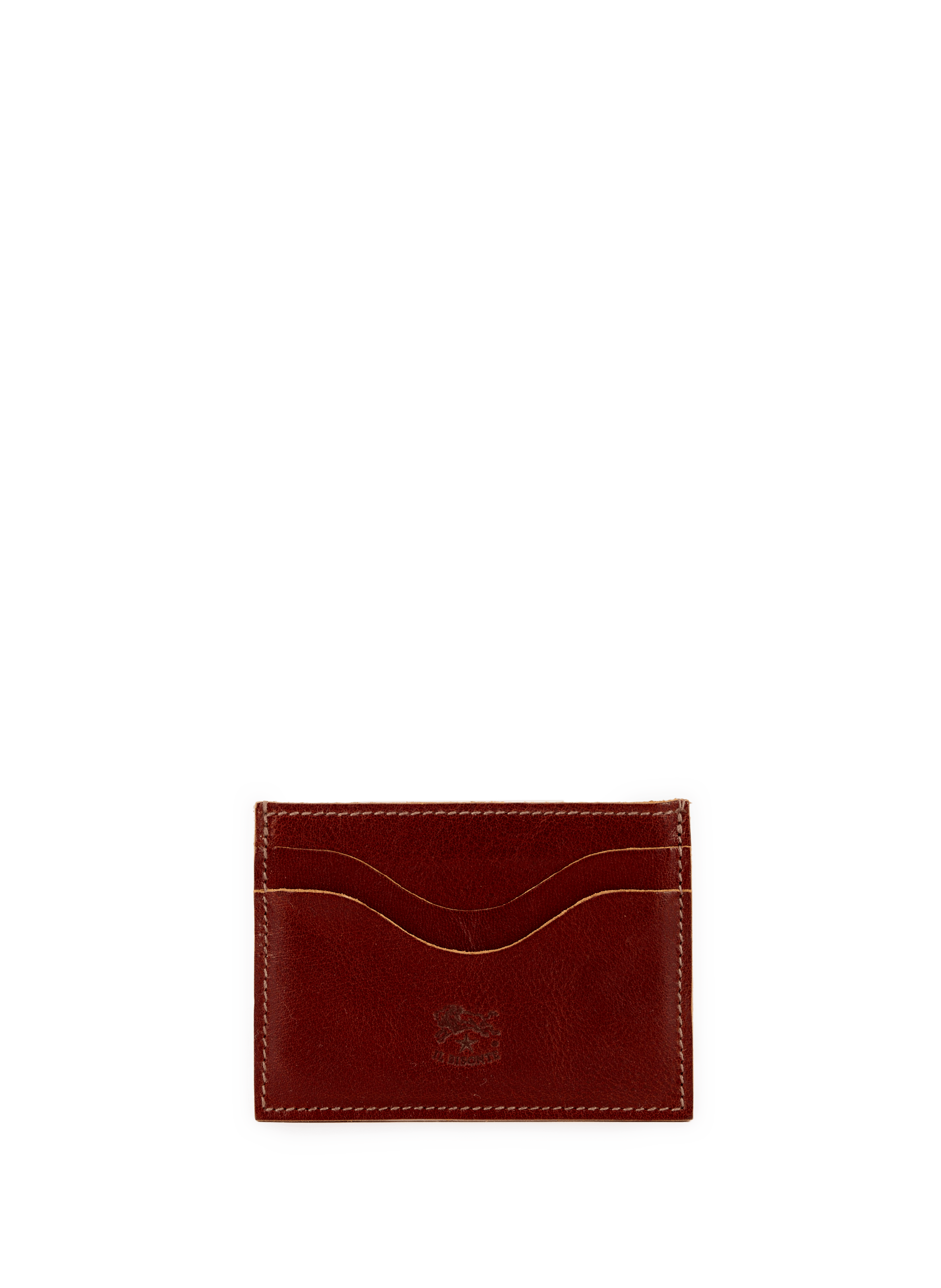  Leather card holder  Seppia