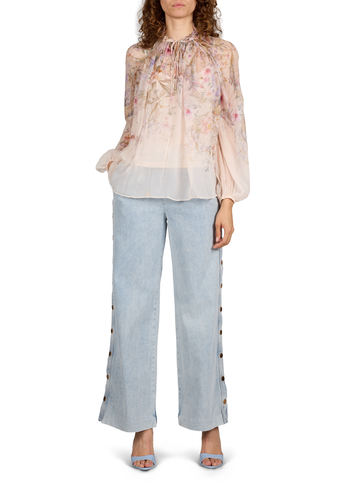 Blouse à motifs floraux ZIMMERMANN Multicolore