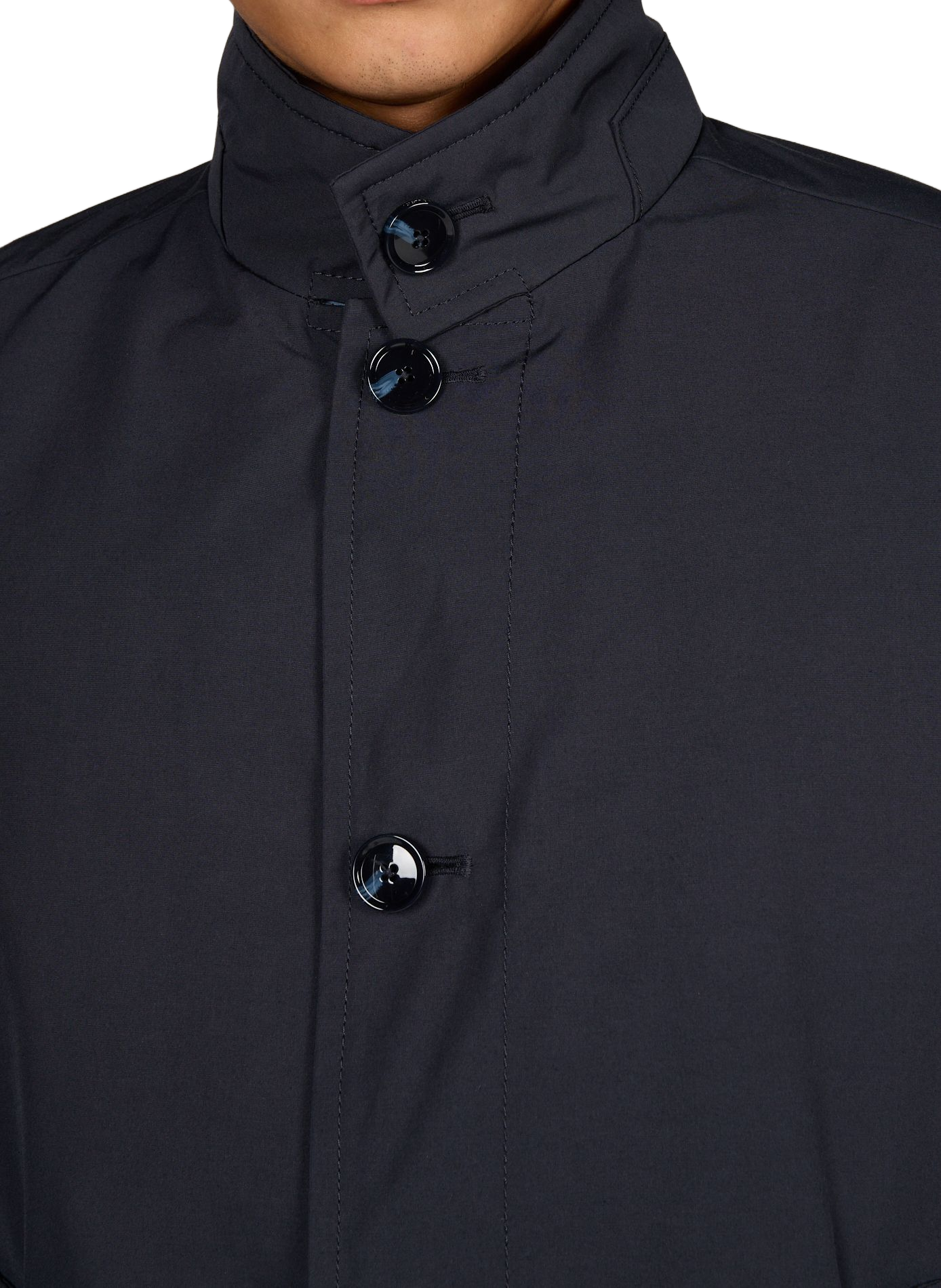 Cappotto dritto con collo alto STRELLSON Blu