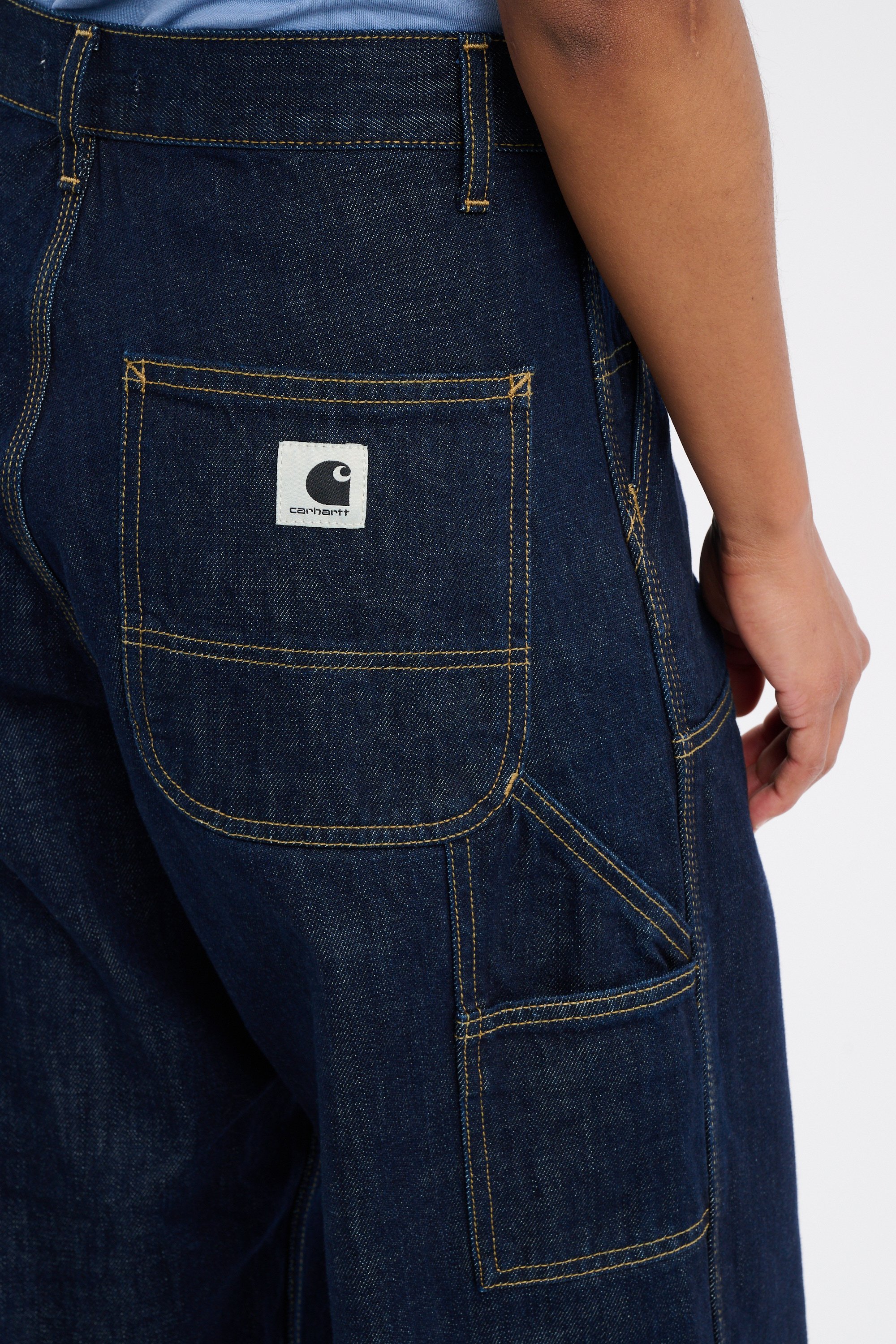 Jean w' brandon double knee pant CARHARTT WIP Bleu
