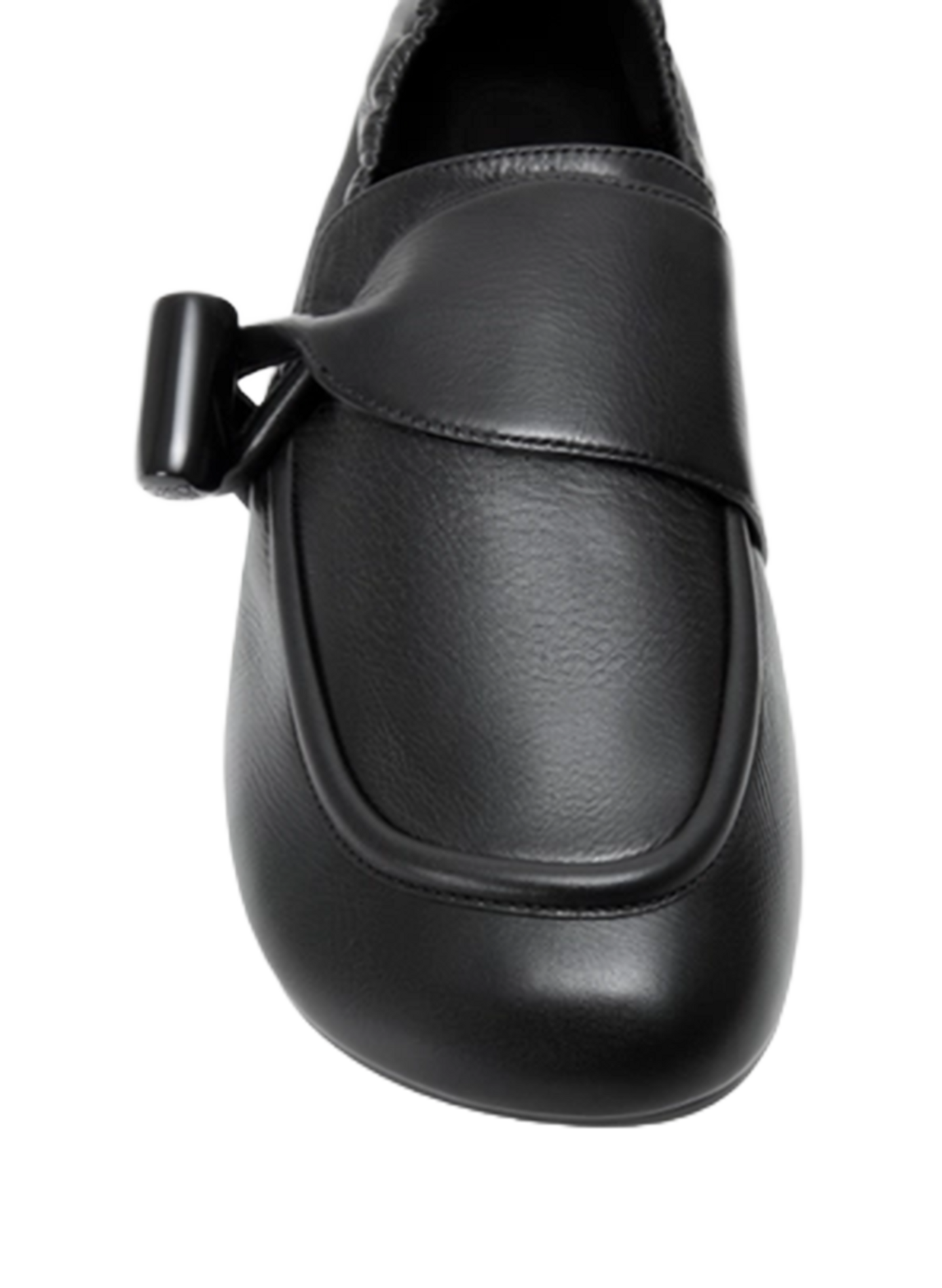 Mocassins Toggle en cuir de veau lisse brillant LOEWE Noir