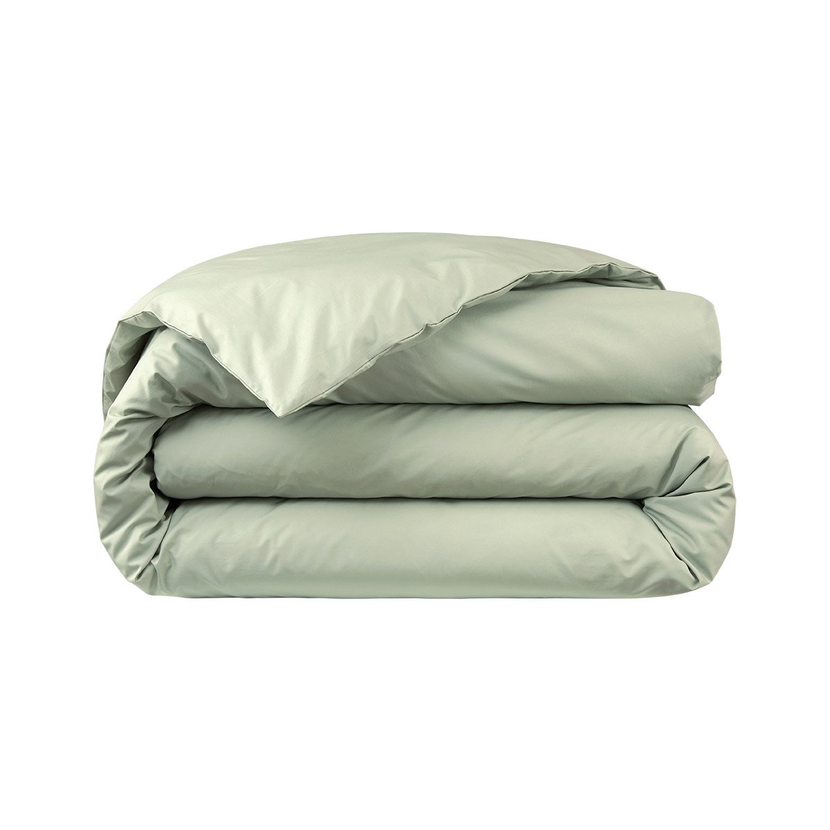 Housse de couette en percale de coton, alcove VertDESFORGES