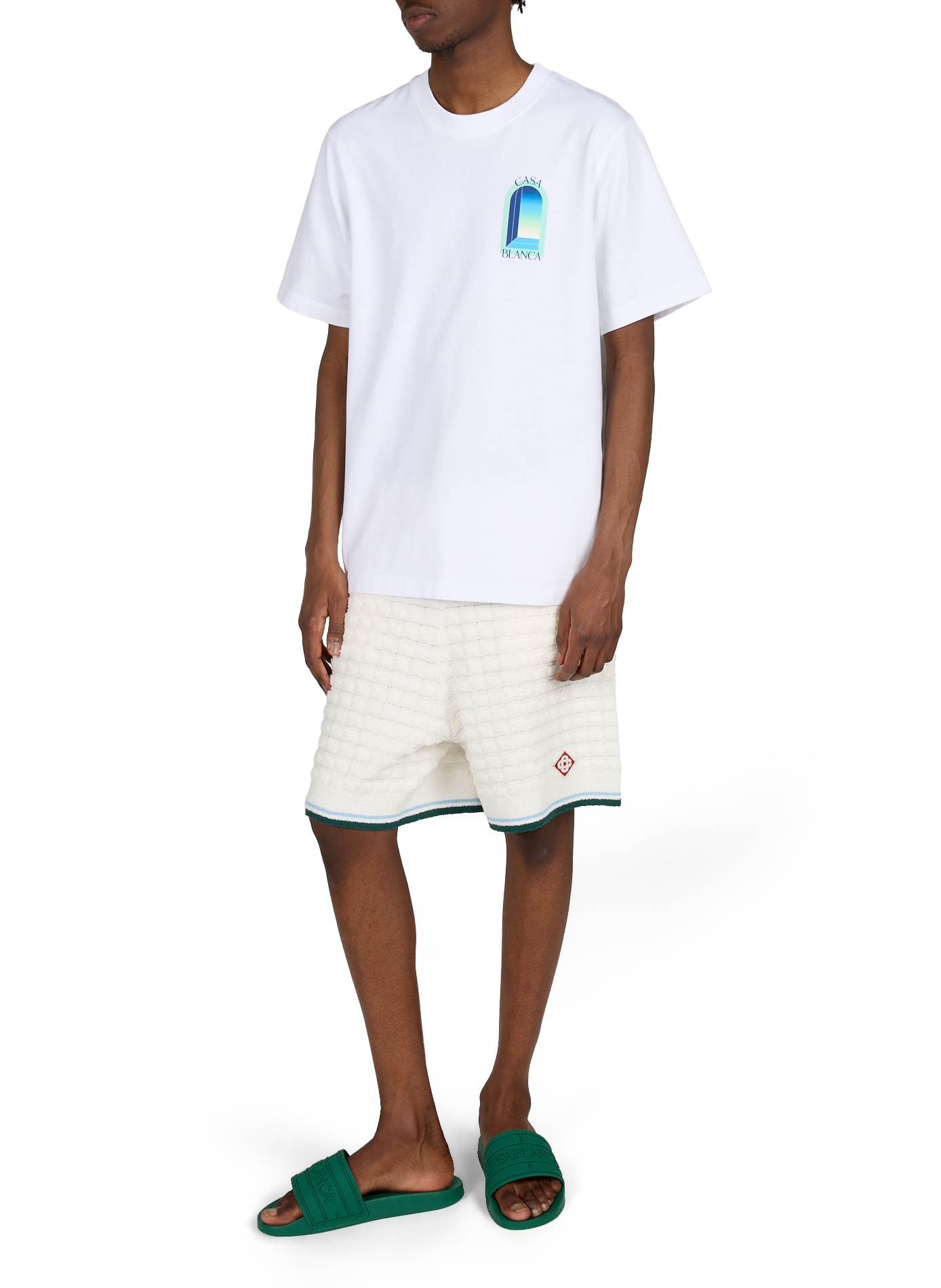 T-shirt L'Arche recht van katoen CASABLANCA PARIS Veelkleurig