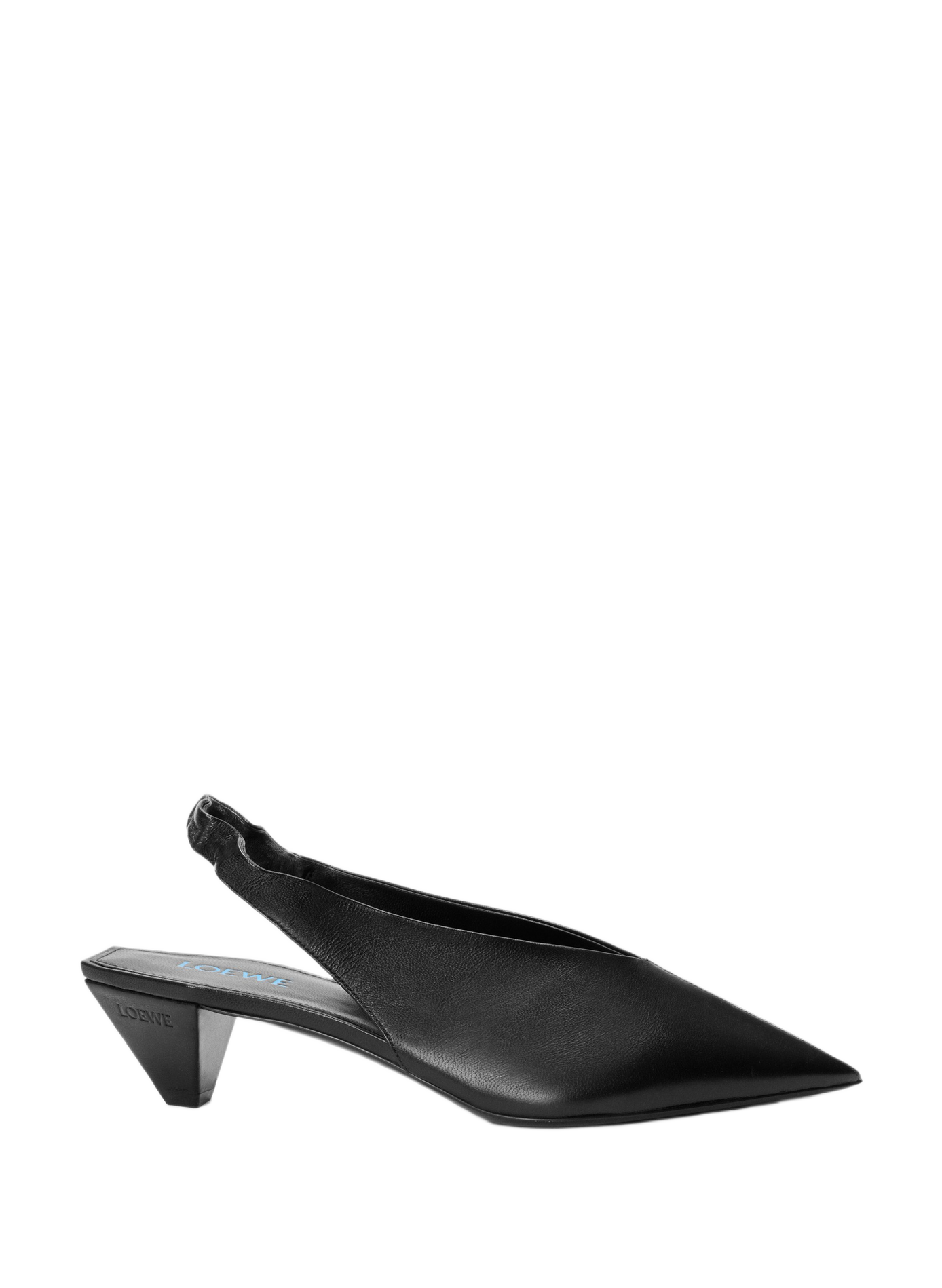 Zapatos slingback Origami Cubic de cuero de cordero LOEWE Negro