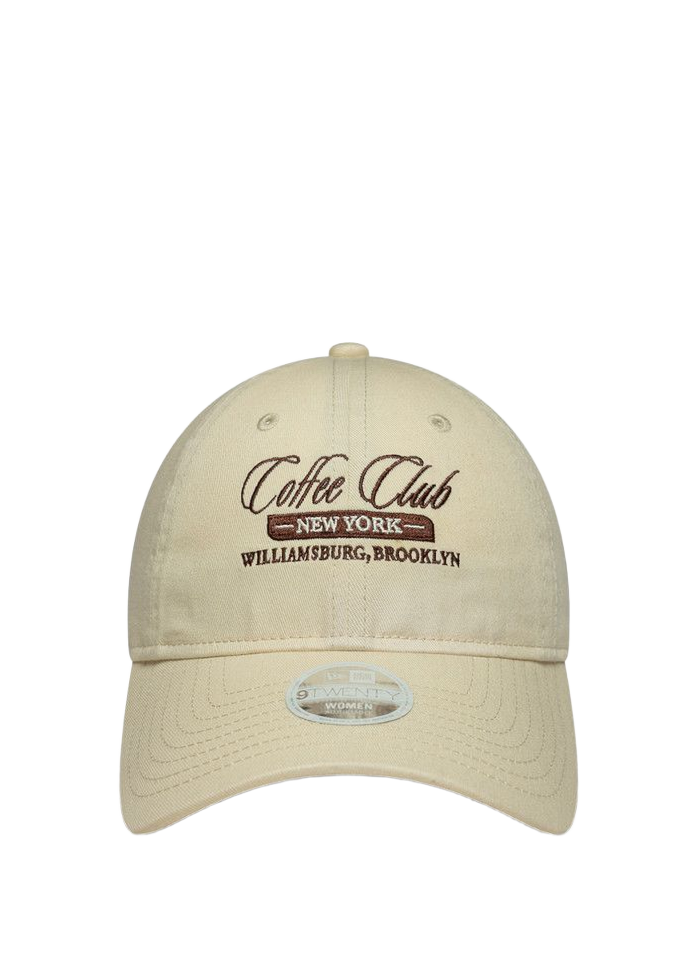 Cotton baseball cap with embroidered logo  NEW ERA Beige