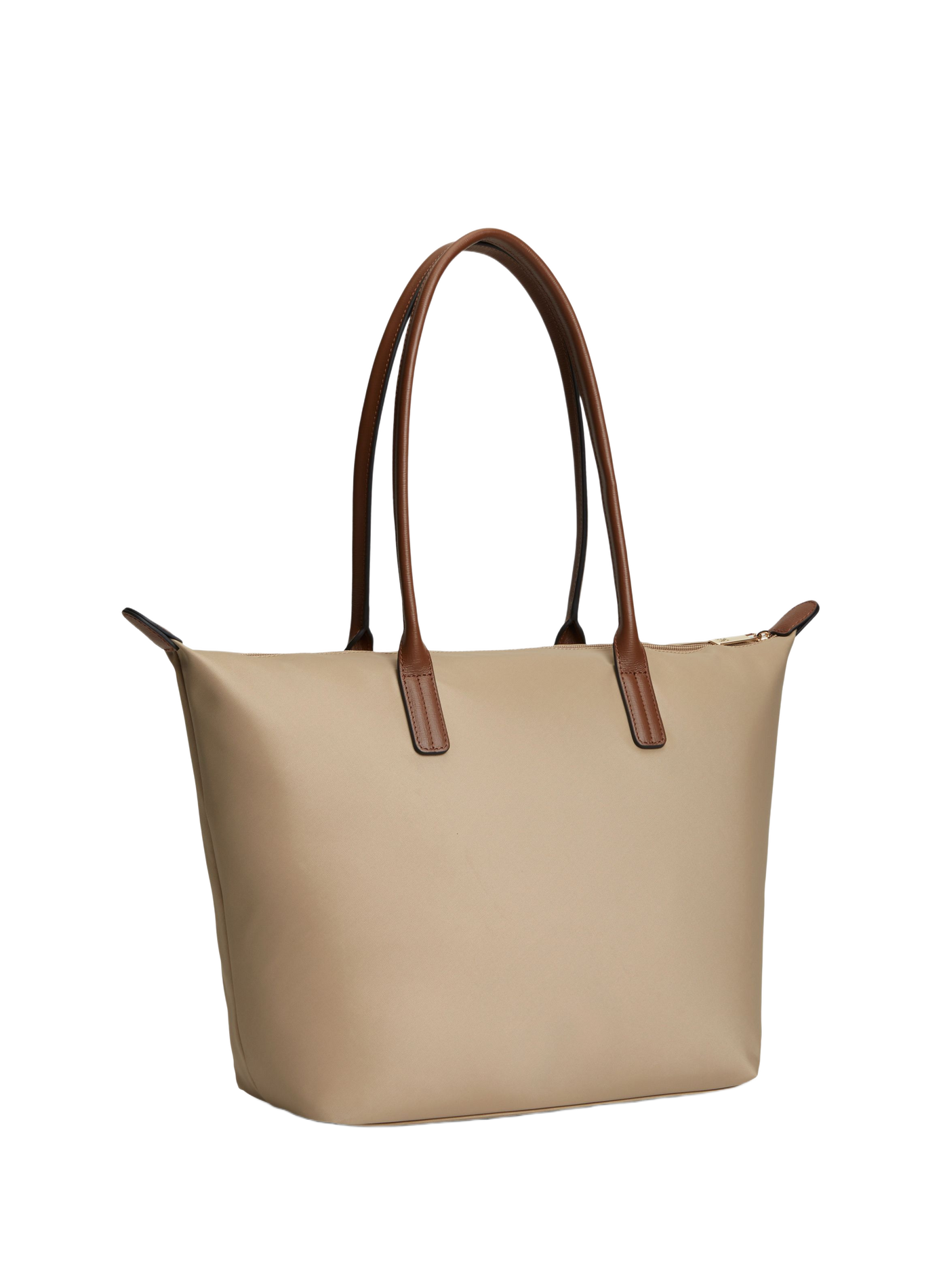 Einfarbige Schultertasche TOMMY HILFIGER Beige