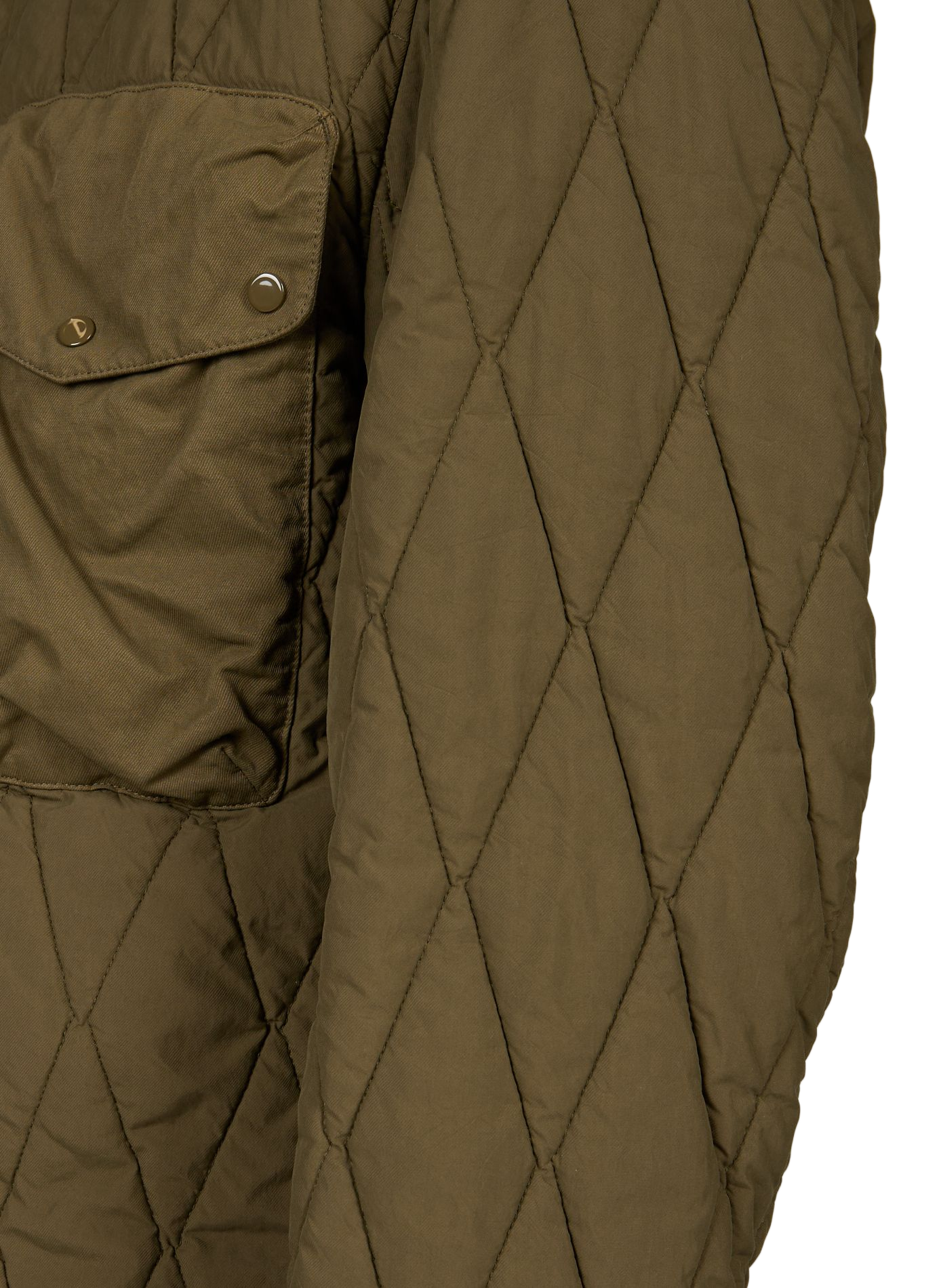 Blouson matelassé à capuche avec lunettes intégrées CP COMPANY Kaki