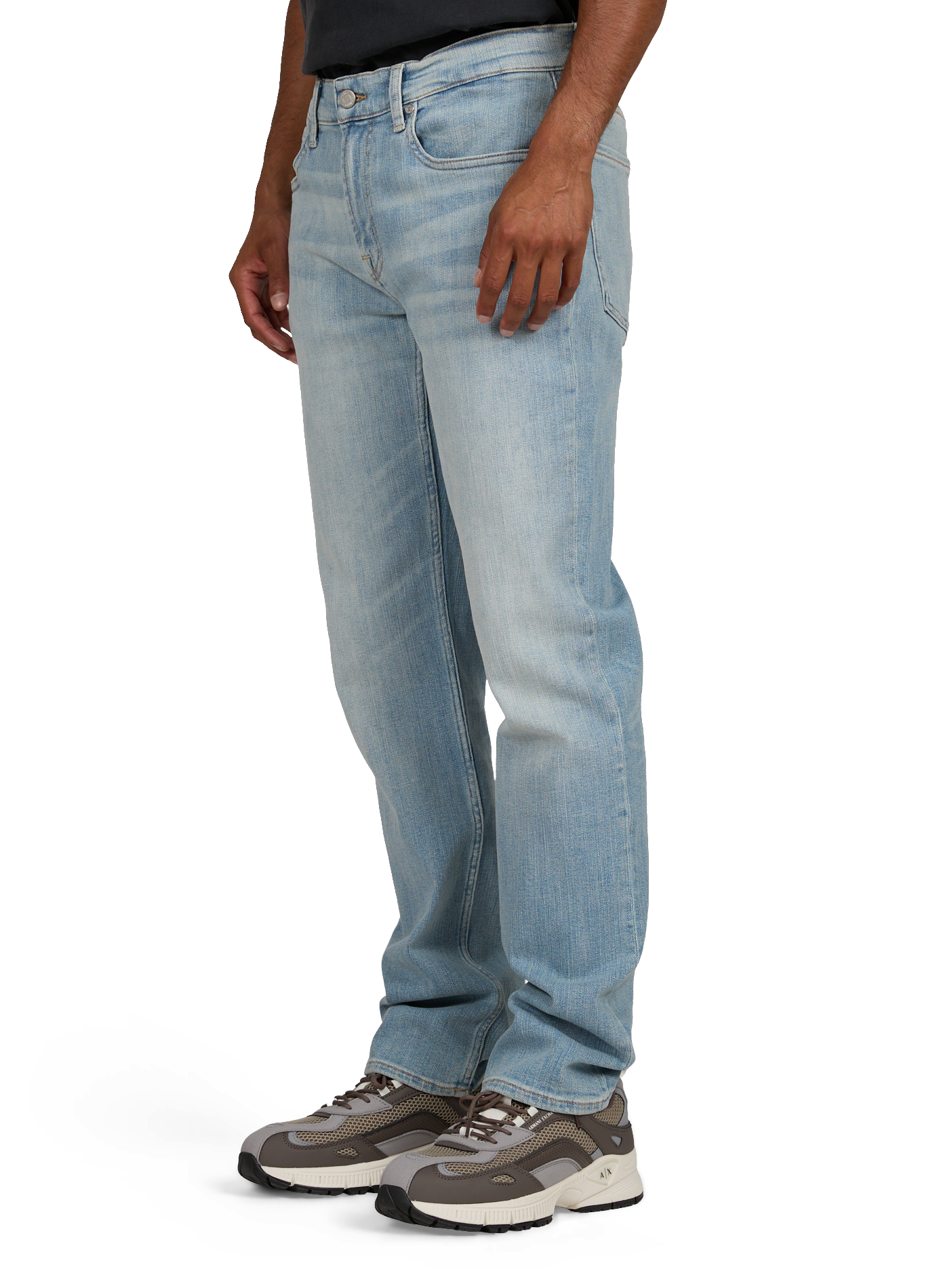 Gerader Jeans aus Baumwollmischung 7 FOR ALL MANKIND Blau