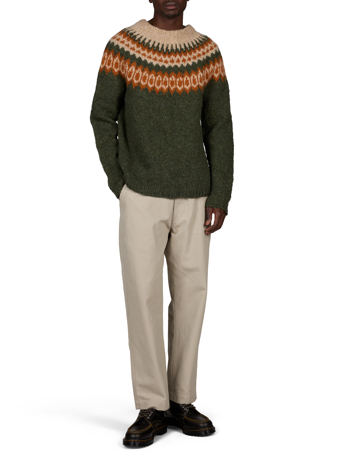 Wool knit sweater RANRA Multicolour