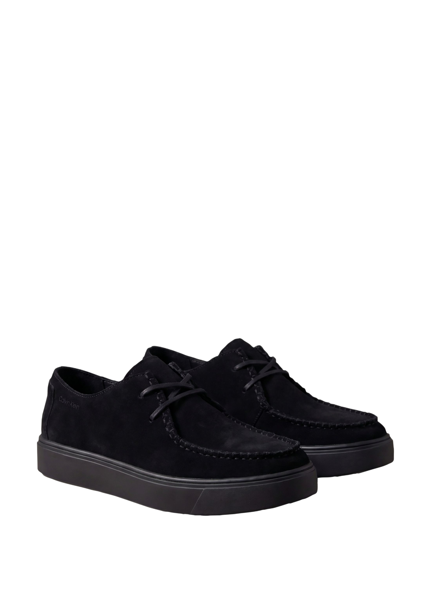 Chaussures à lacets en cuir  CALVIN KLEIN Noir