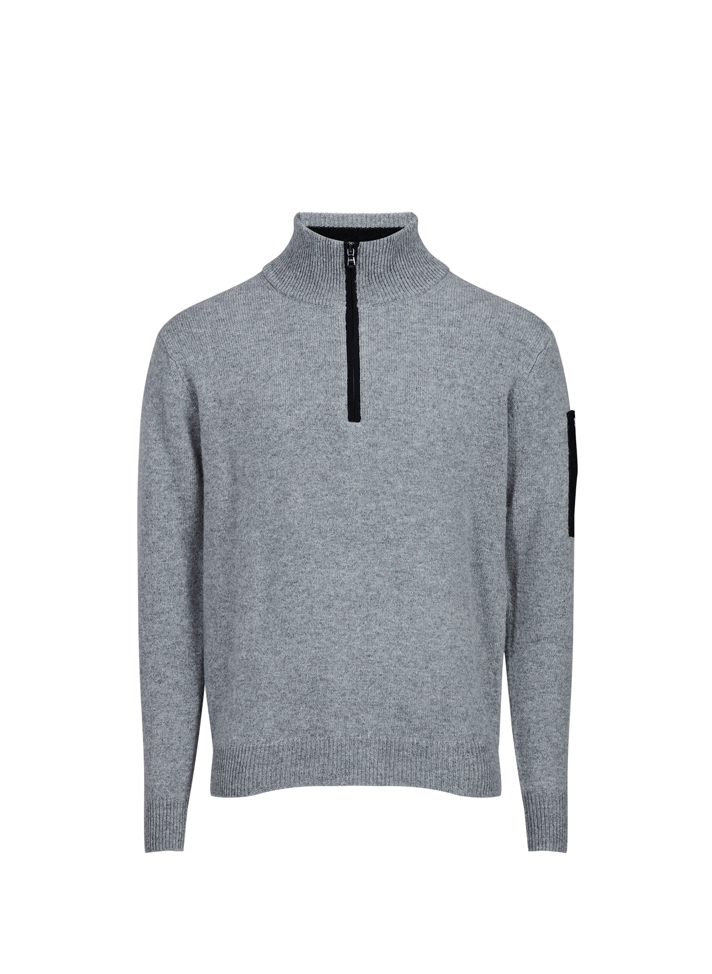 Straight wool-blend high-neck sweater 1789 CALA Grey
