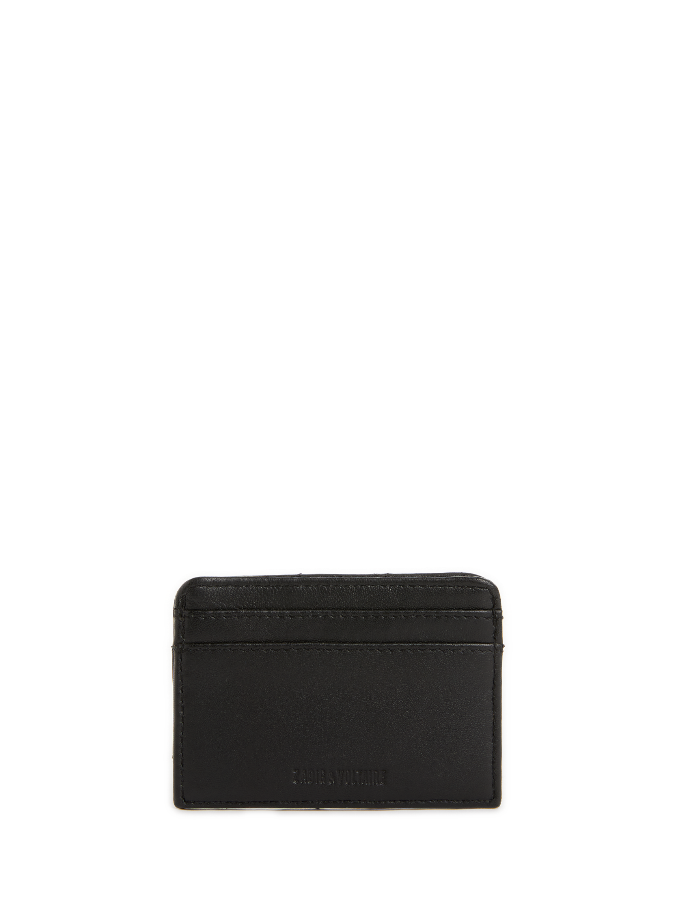 QUILTED LEATHER CARD HOLDER ZADIG&VOLTAIRE for WOMEN