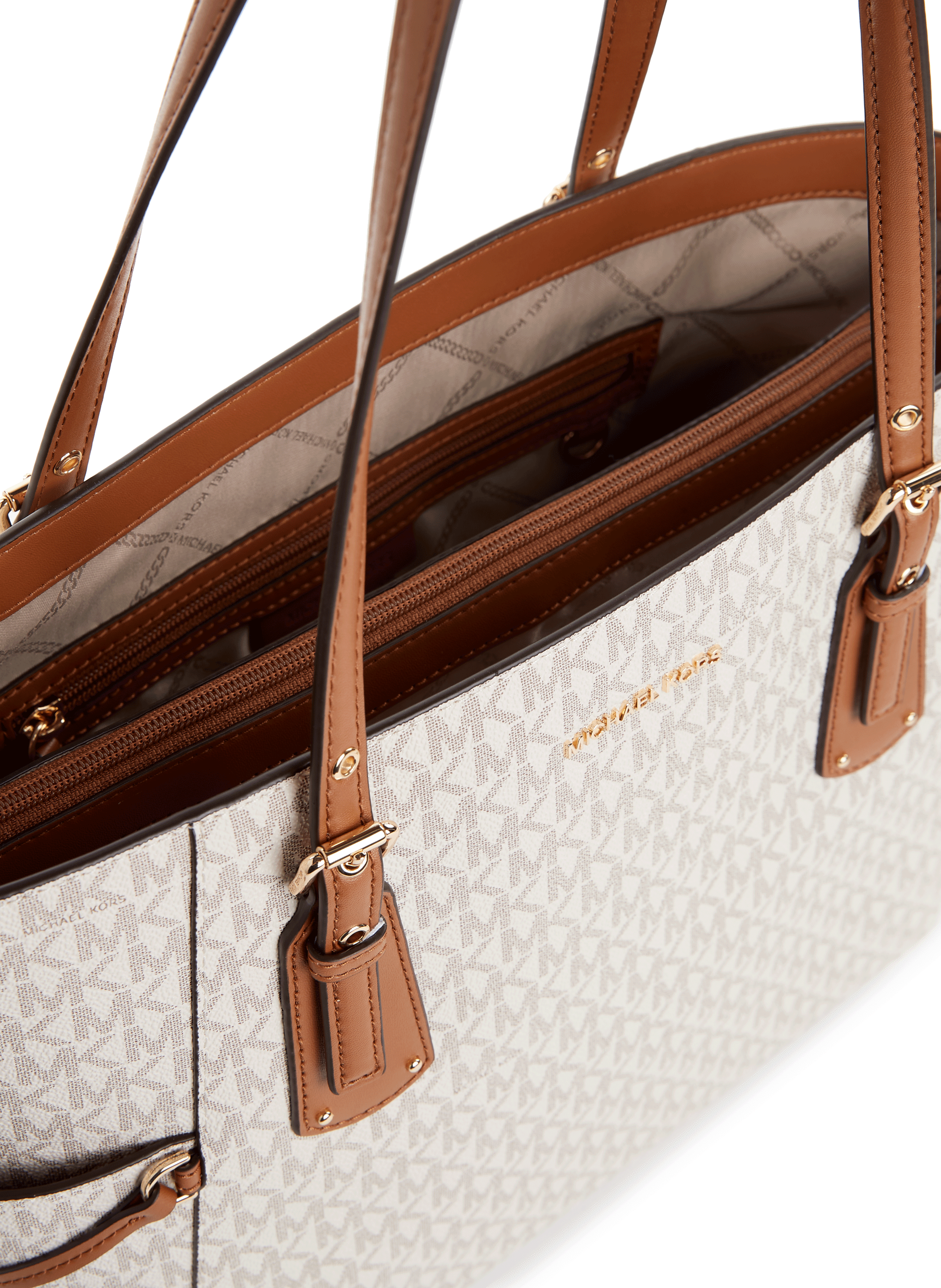 Monogrammed tote bag  MICHAEL KORS Brown