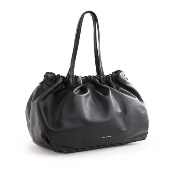 By Far Oslo Leather Tote Bag In Black