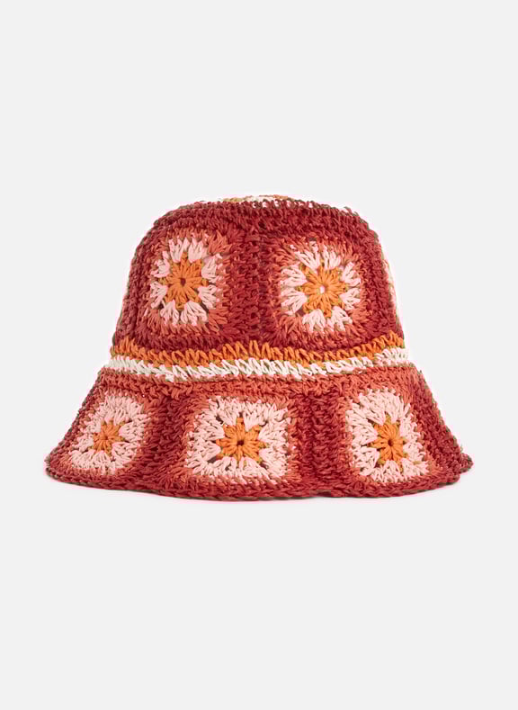 Bob en paille Orange by SAISON 1865 SAISON 1865 Bob en paille Orange
