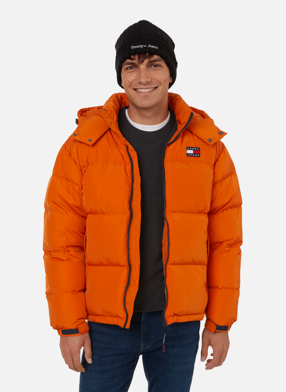 TOMMY HILFIGER Recycled polyester down jacket  Orange