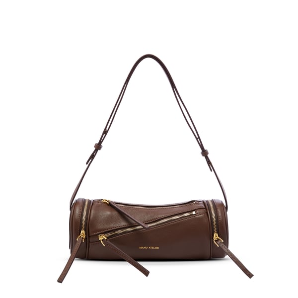 Sac à main multi-zips en cuir