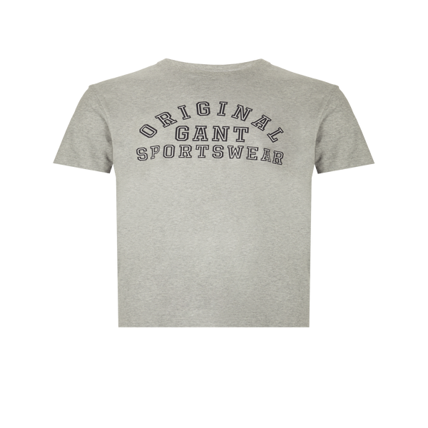 Gant T-shirt With Inscription In Grey