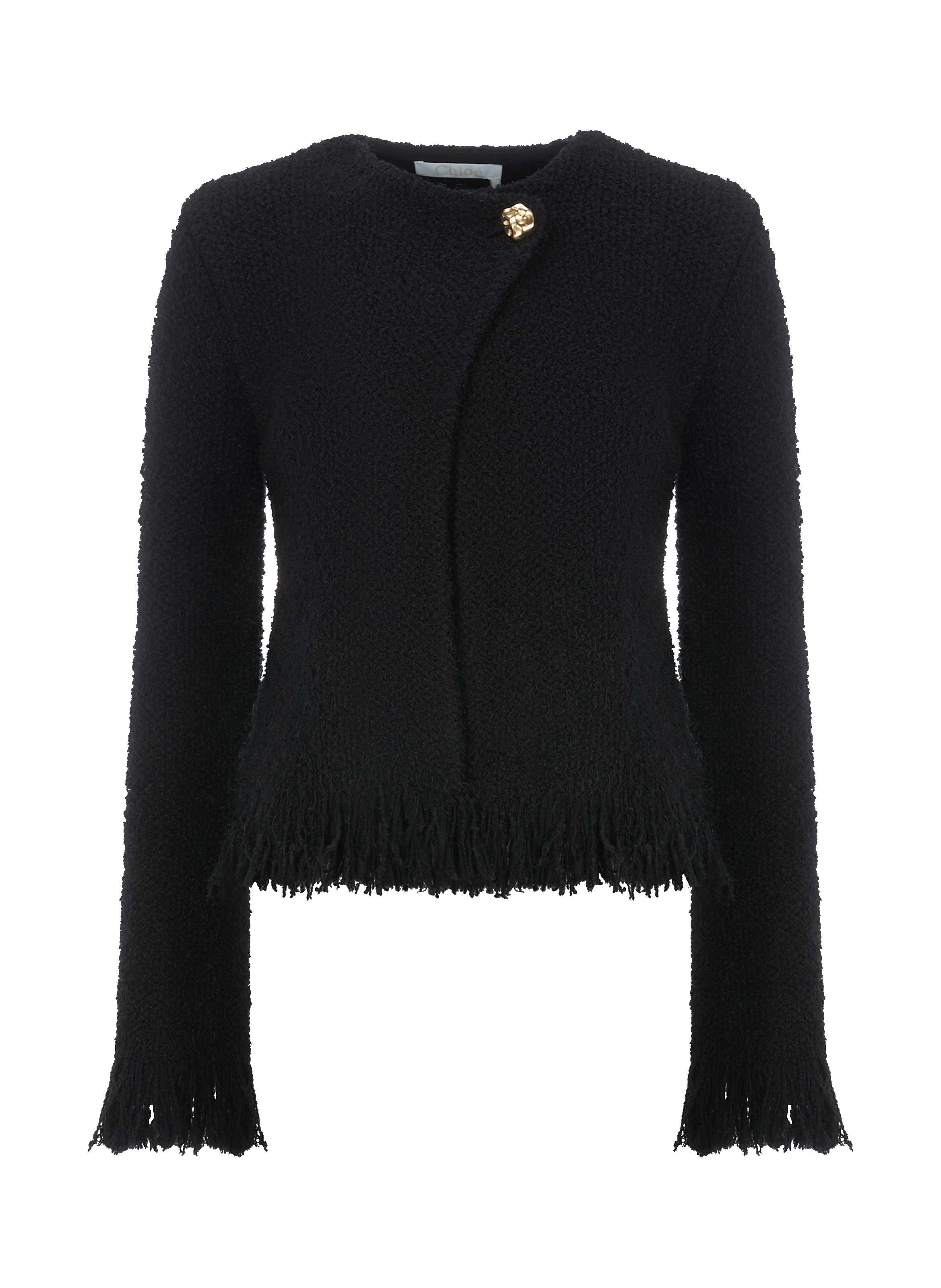 Gilet en laine mélangé CHLOÉ Noir