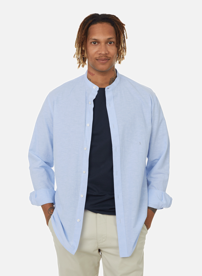 Cotton and linen shirt SELECTED