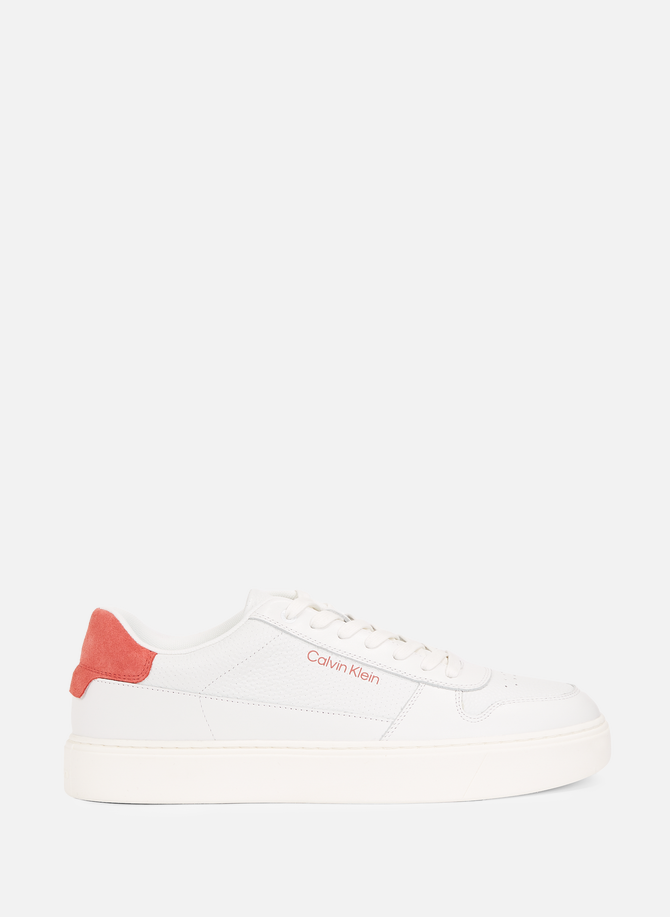 CALVIN KLEIN leather sneakers