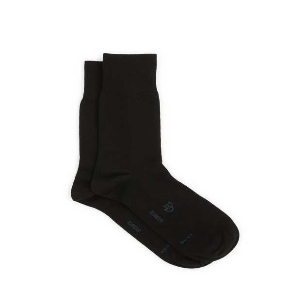 Dore Dore Cotton Mid-calf Socks In Black