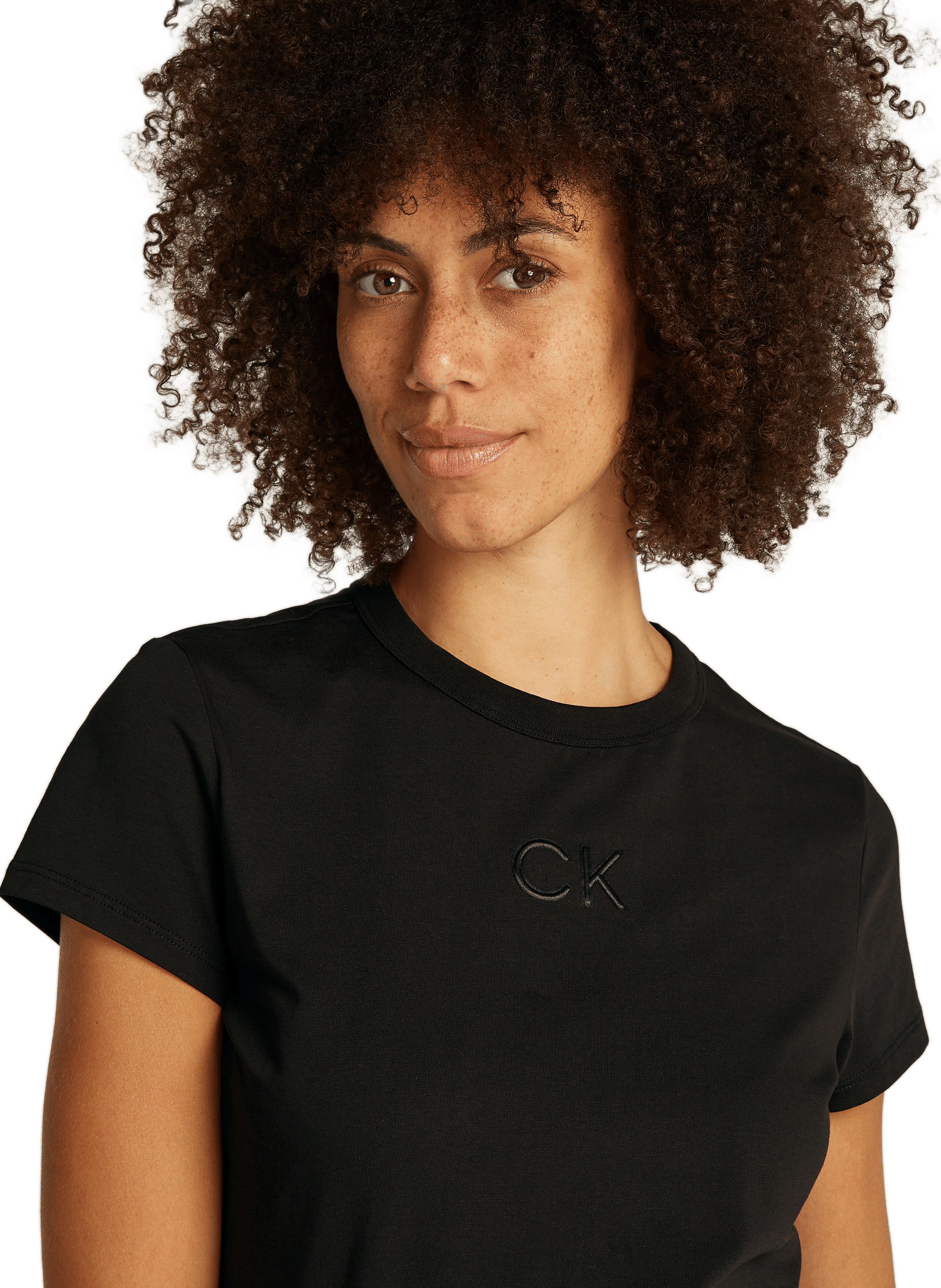 T-shirt en coton CALVIN KLEIN Noir