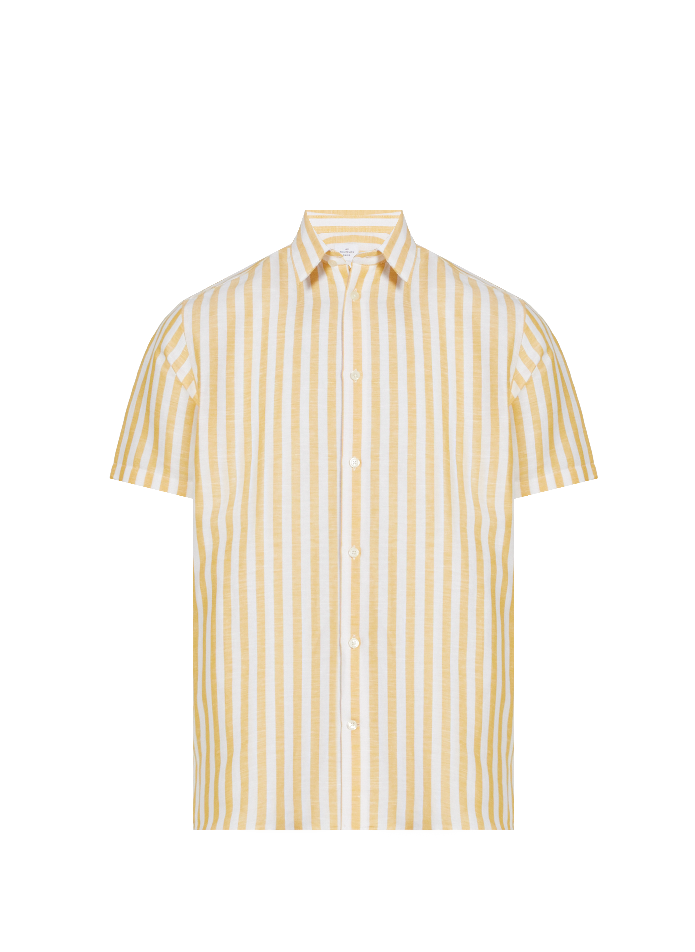 Chemise à rayures Jaune