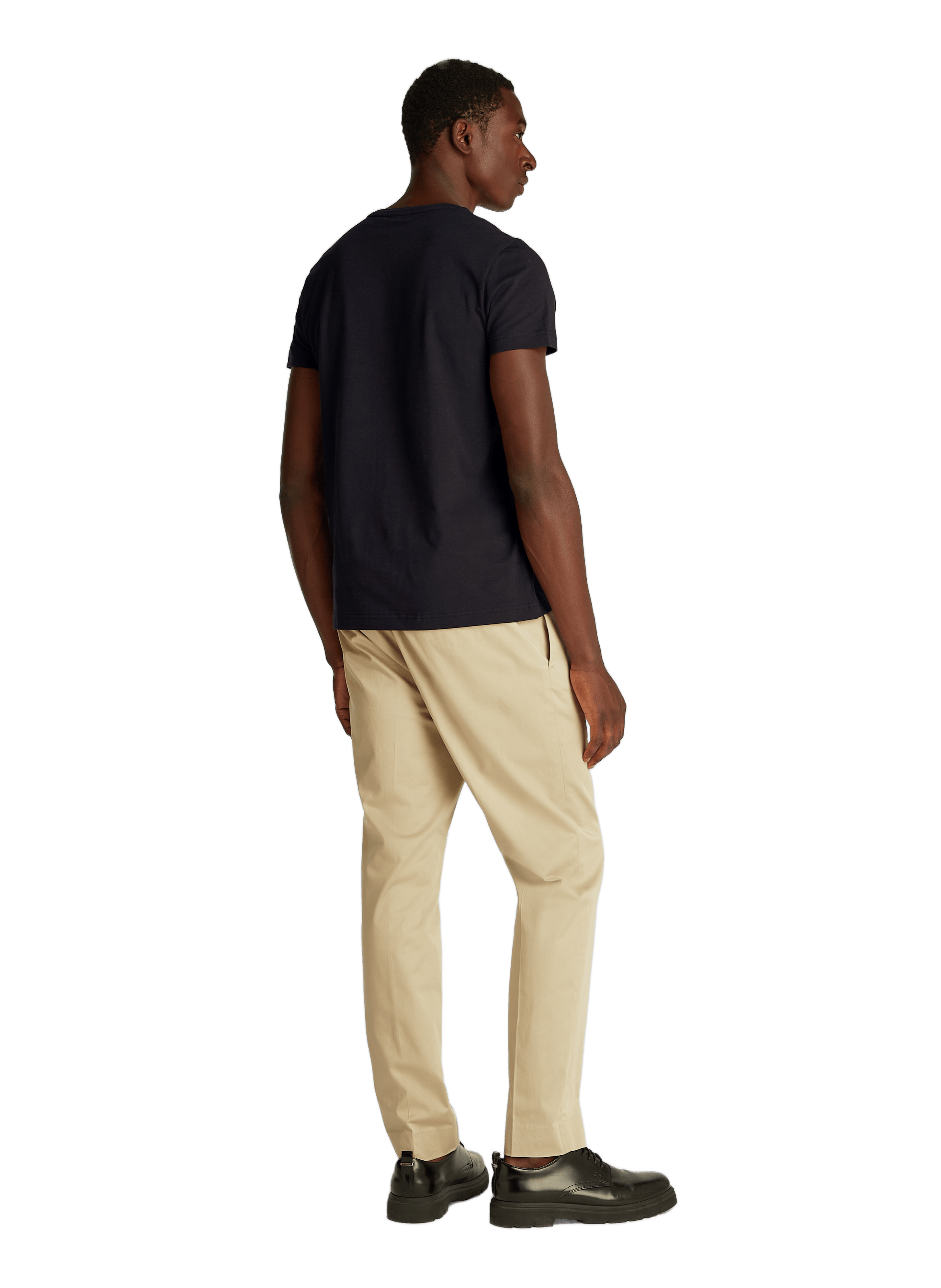 T-shirt slim en coton CALVIN KLEIN Noir