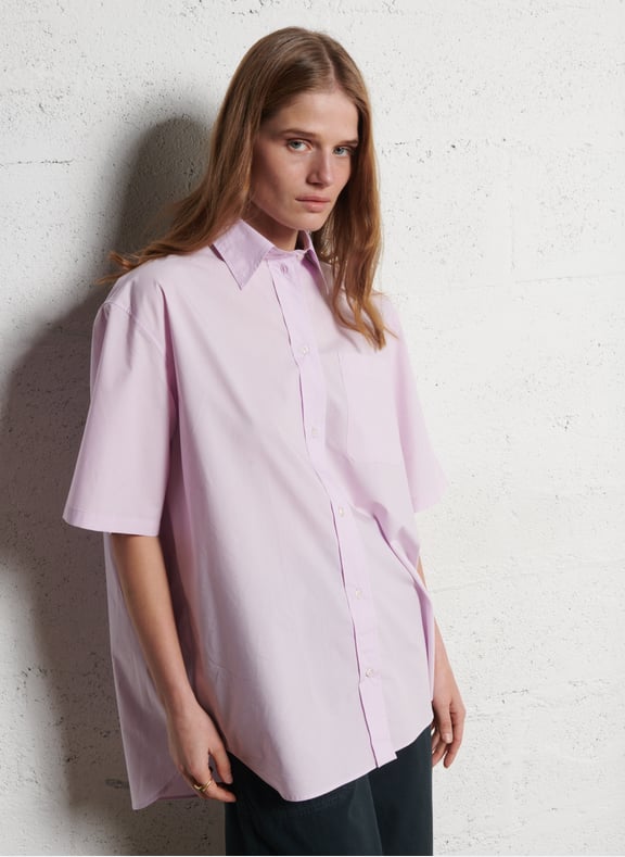 Chemise col classique en coton bio bobbie Rose by SOEUR SOEUR Chemise col classique en coton bio bobbie Rose