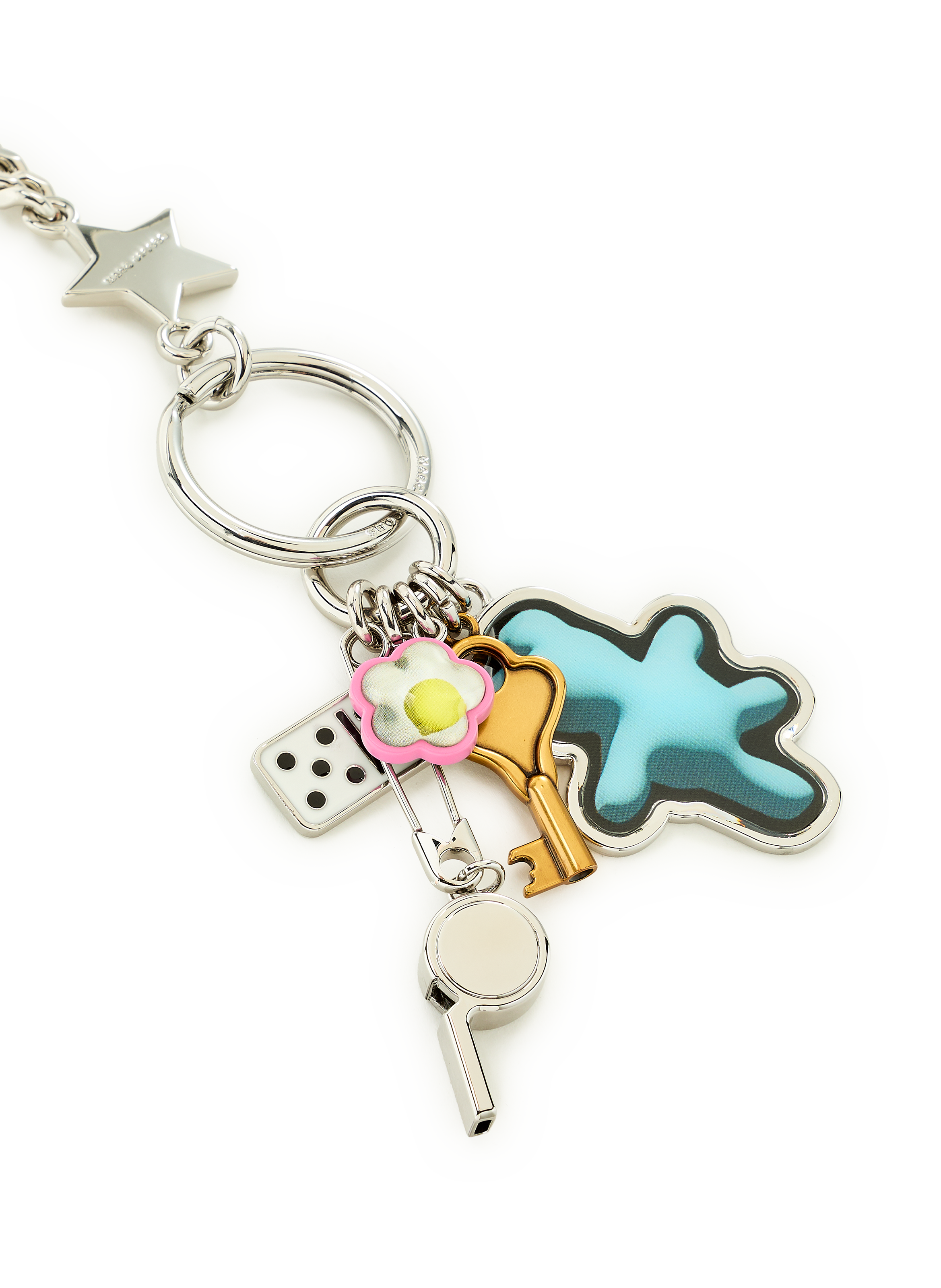 Breloque de sac  MARC JACOBS Argent