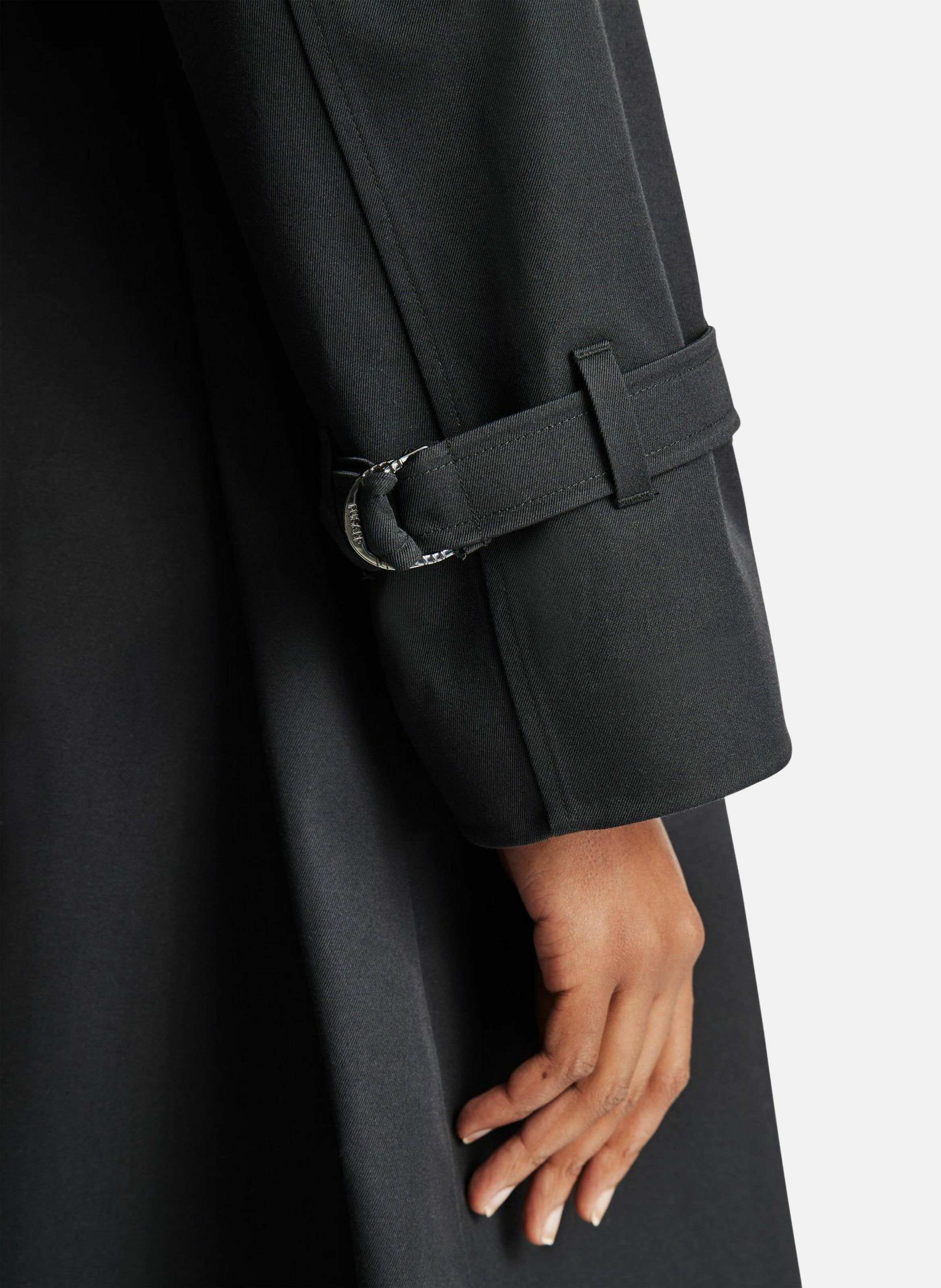 Trench garrtio col tailleur coupe ajustée FUSALP Bleu